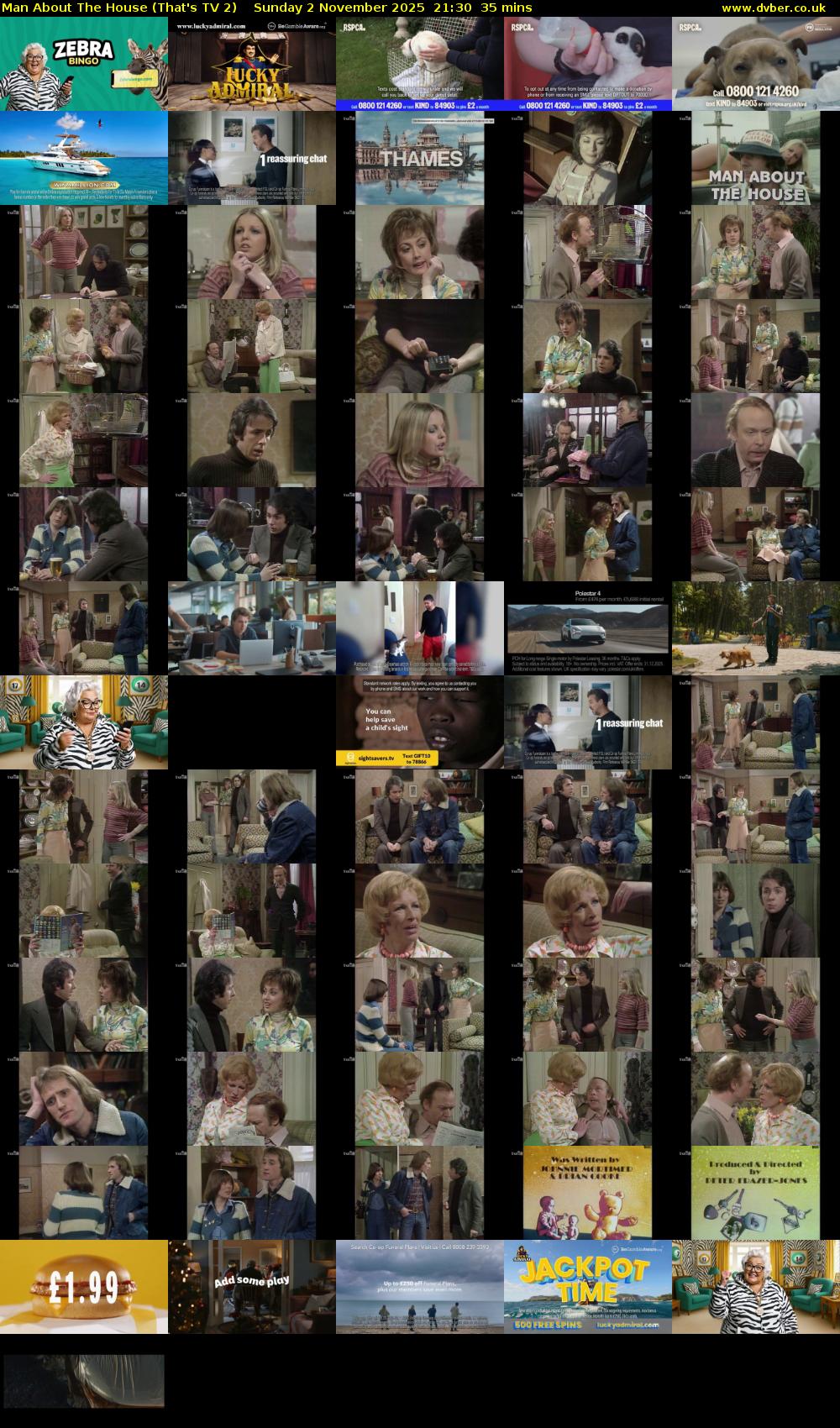 Man About The House (That's TV 2) Sunday 2 November 2025 21:30 - 22:05