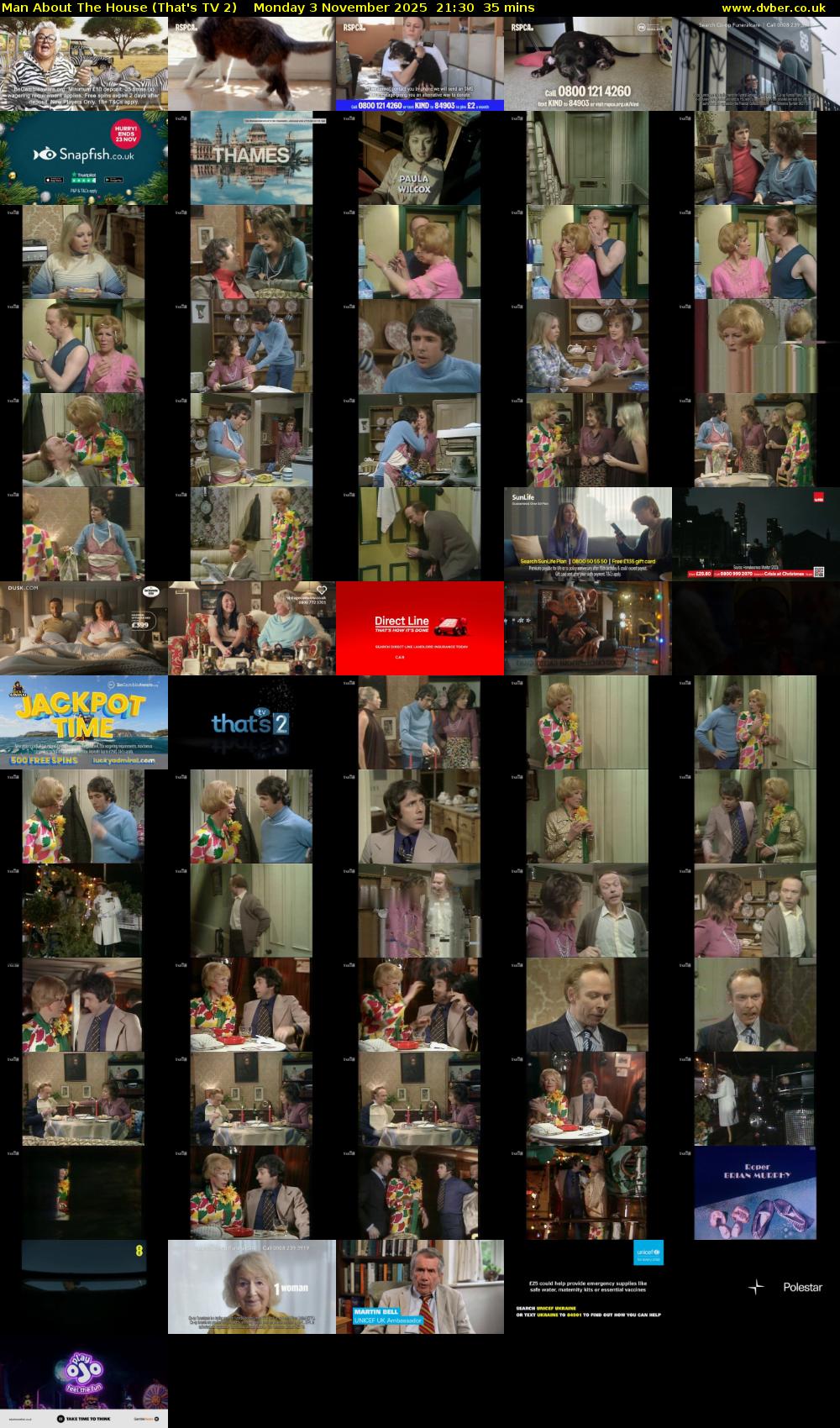 Man About The House (That's TV 2) Monday 3 November 2025 21:30 - 22:05