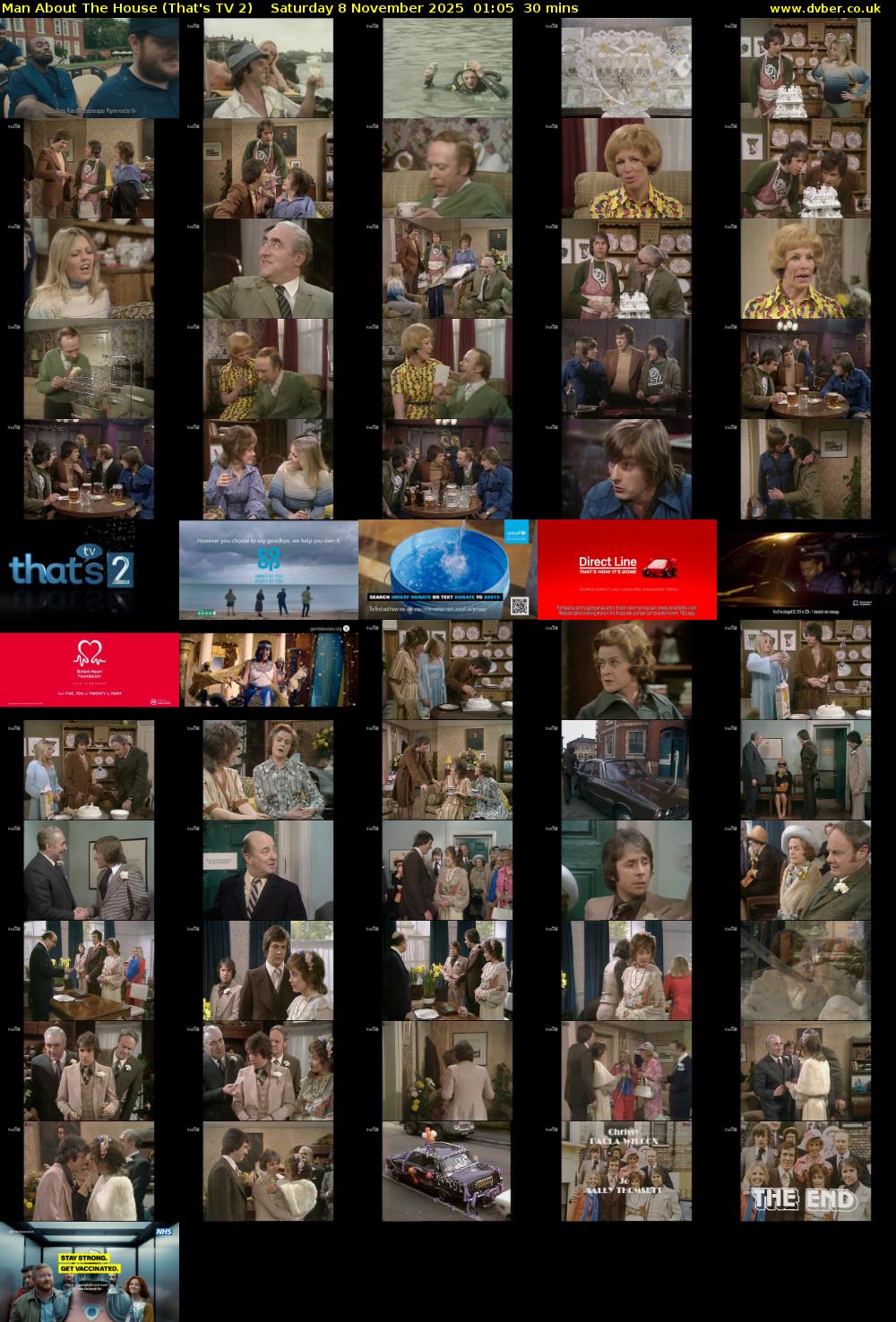 Man About The House (That's TV 2) Saturday 8 November 2025 01:05 - 01:35