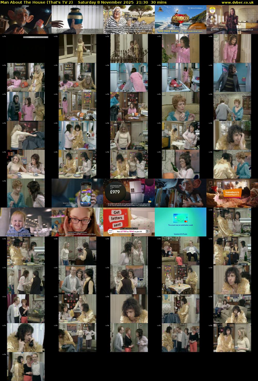 Man About The House (That's TV 2) Saturday 8 November 2025 21:30 - 22:00