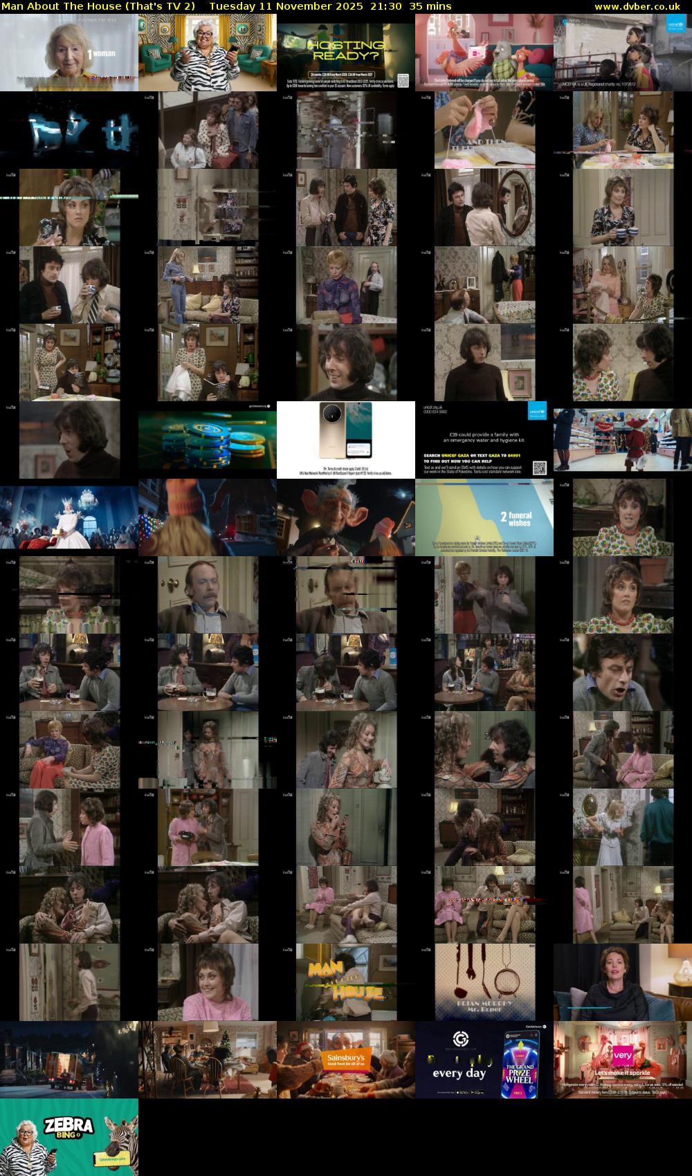 Man About The House (That's TV 2) Tuesday 11 November 2025 21:30 - 22:05