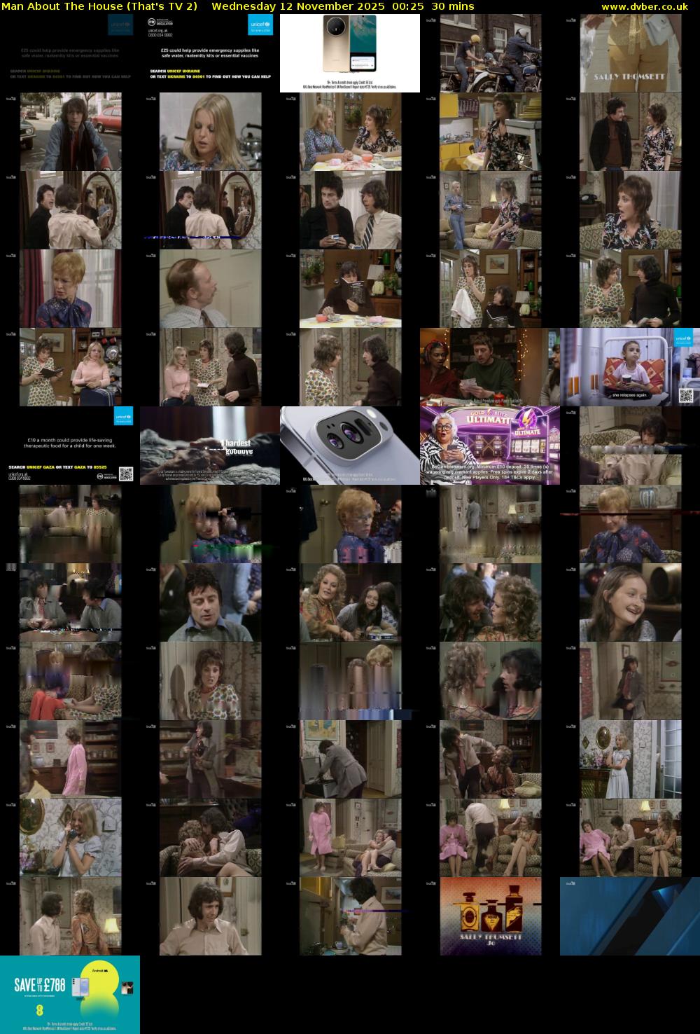 Man About The House (That's TV 2) Wednesday 12 November 2025 00:25 - 00:55