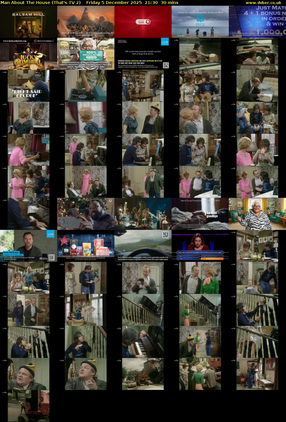 Man About The House (That's TV 2) Friday 5 December 2025 21:30 - 22:00