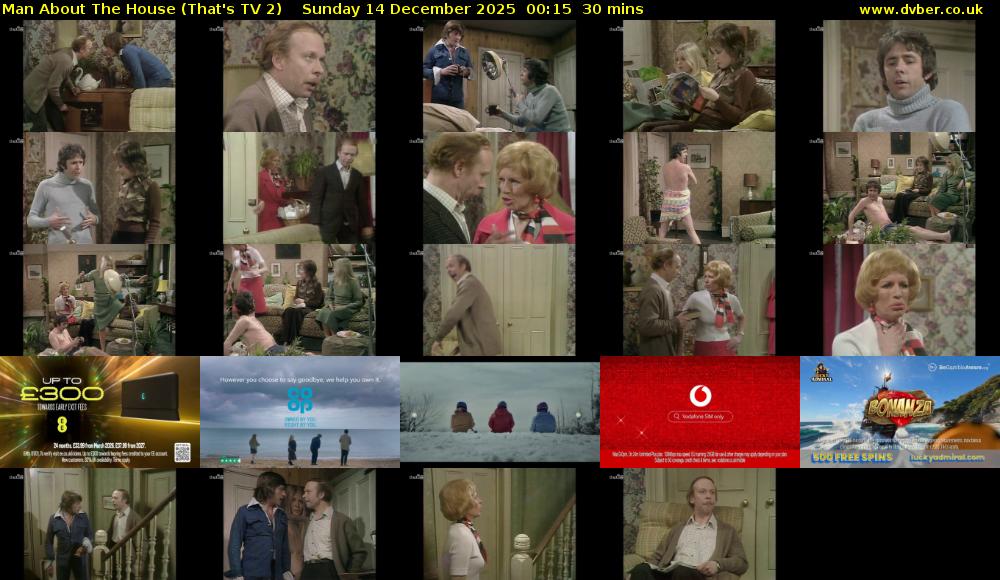 Man About The House (That's TV 2) Sunday 14 December 2025 00:15 - 00:45
