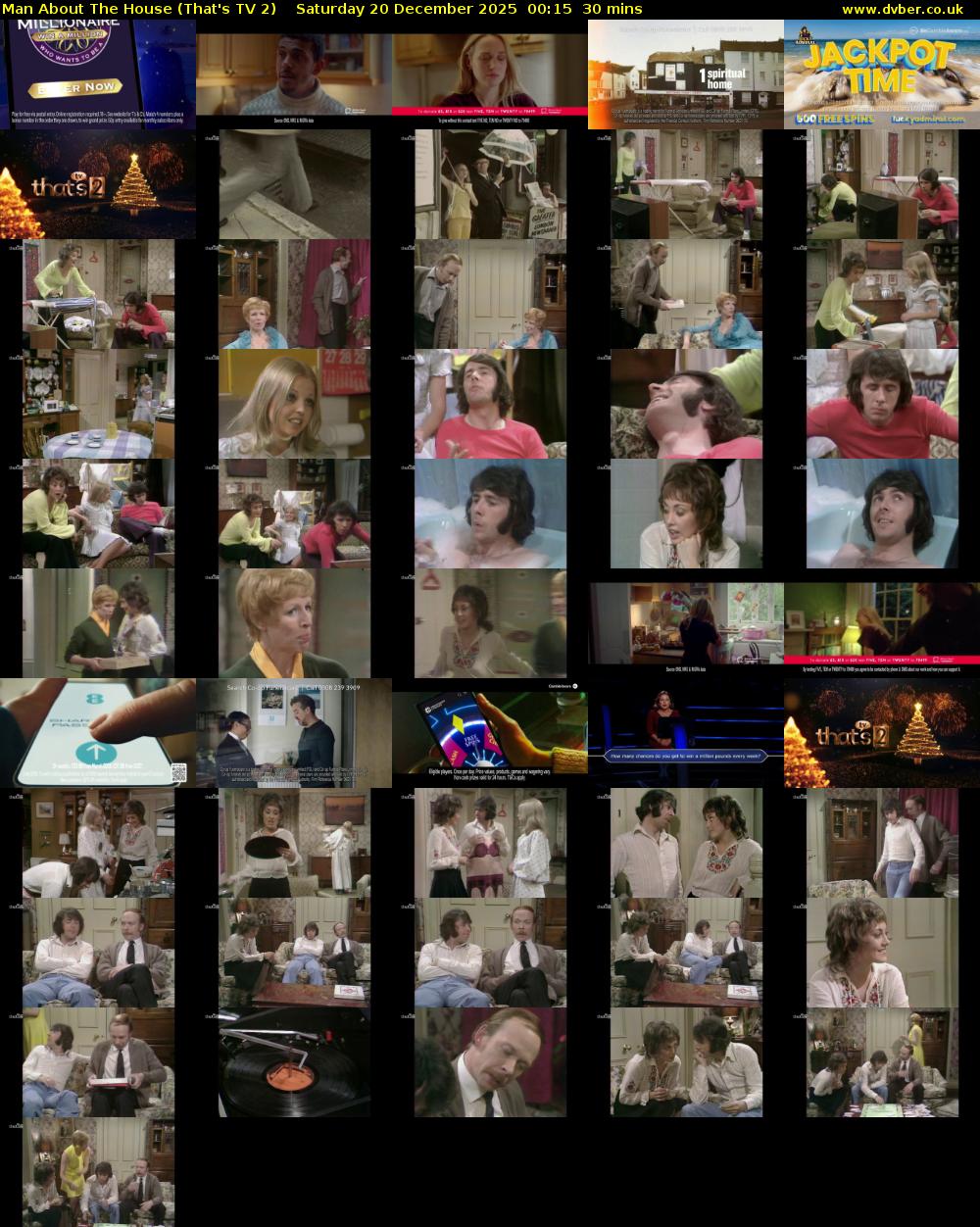 Man About The House (That's TV 2) Saturday 20 December 2025 00:15 - 00:45