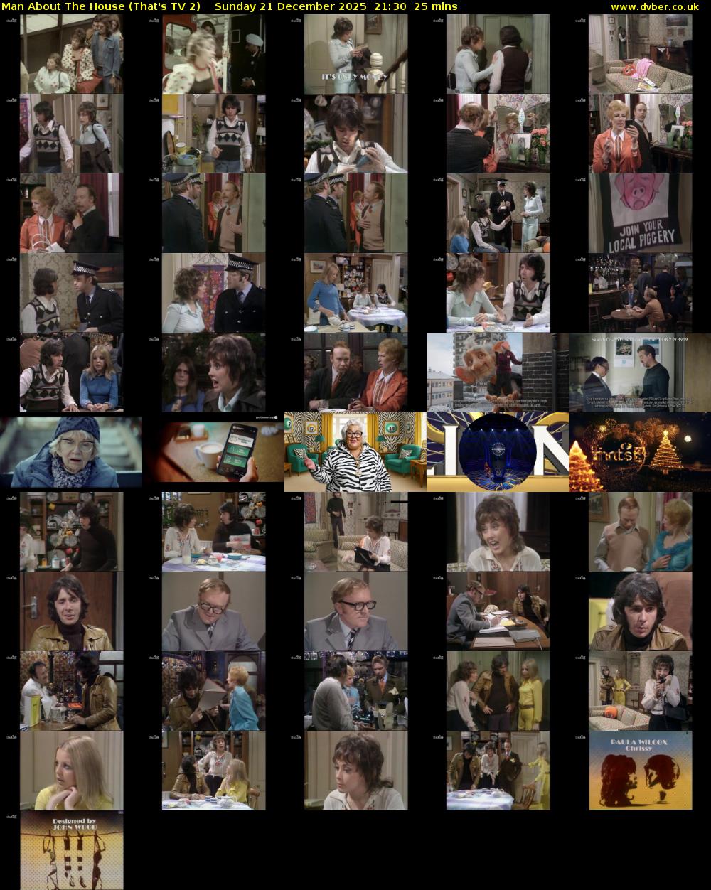 Man About The House (That's TV 2) Sunday 21 December 2025 21:30 - 21:55