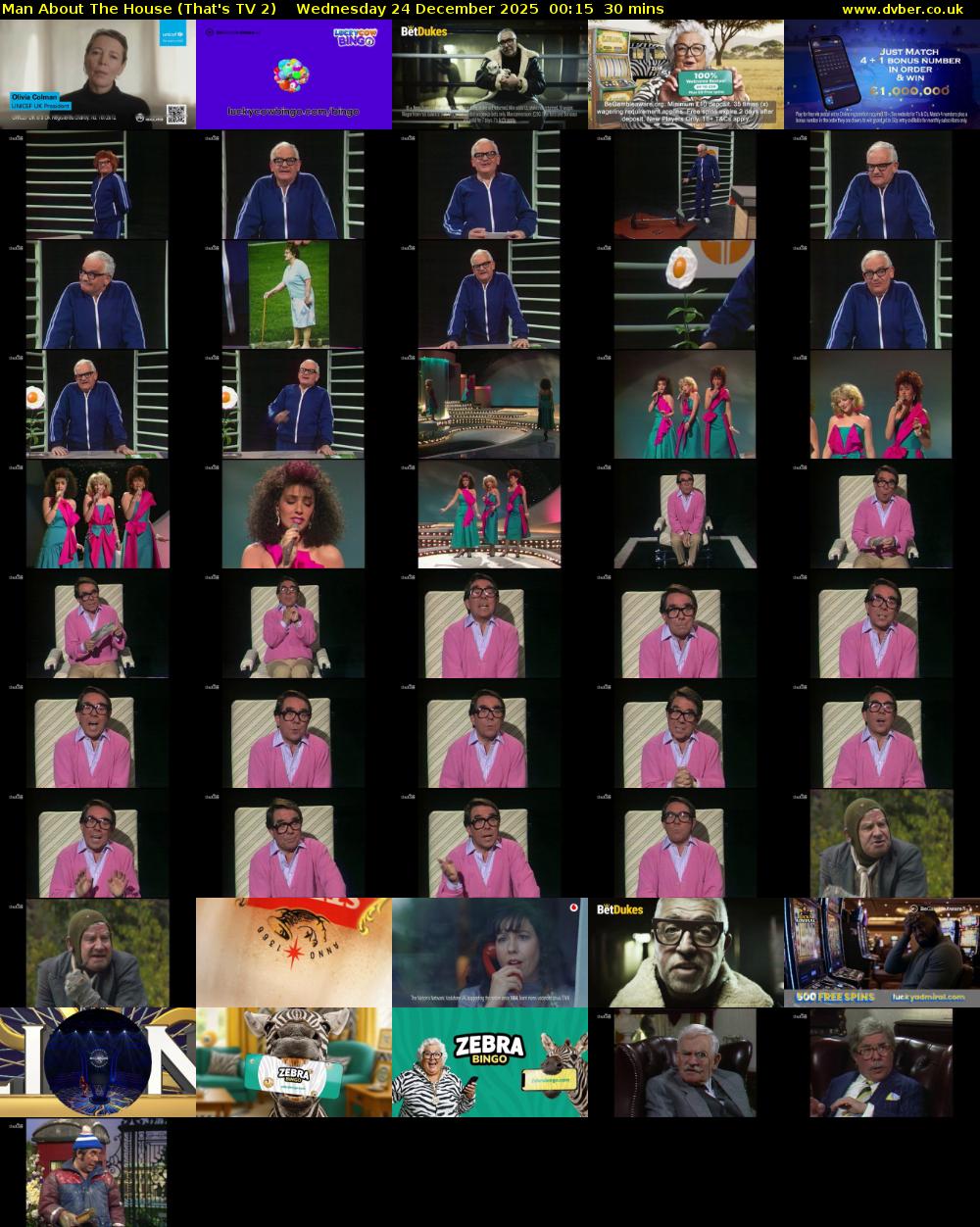 Man About The House (That's TV 2) Wednesday 24 December 2025 00:15 - 00:45