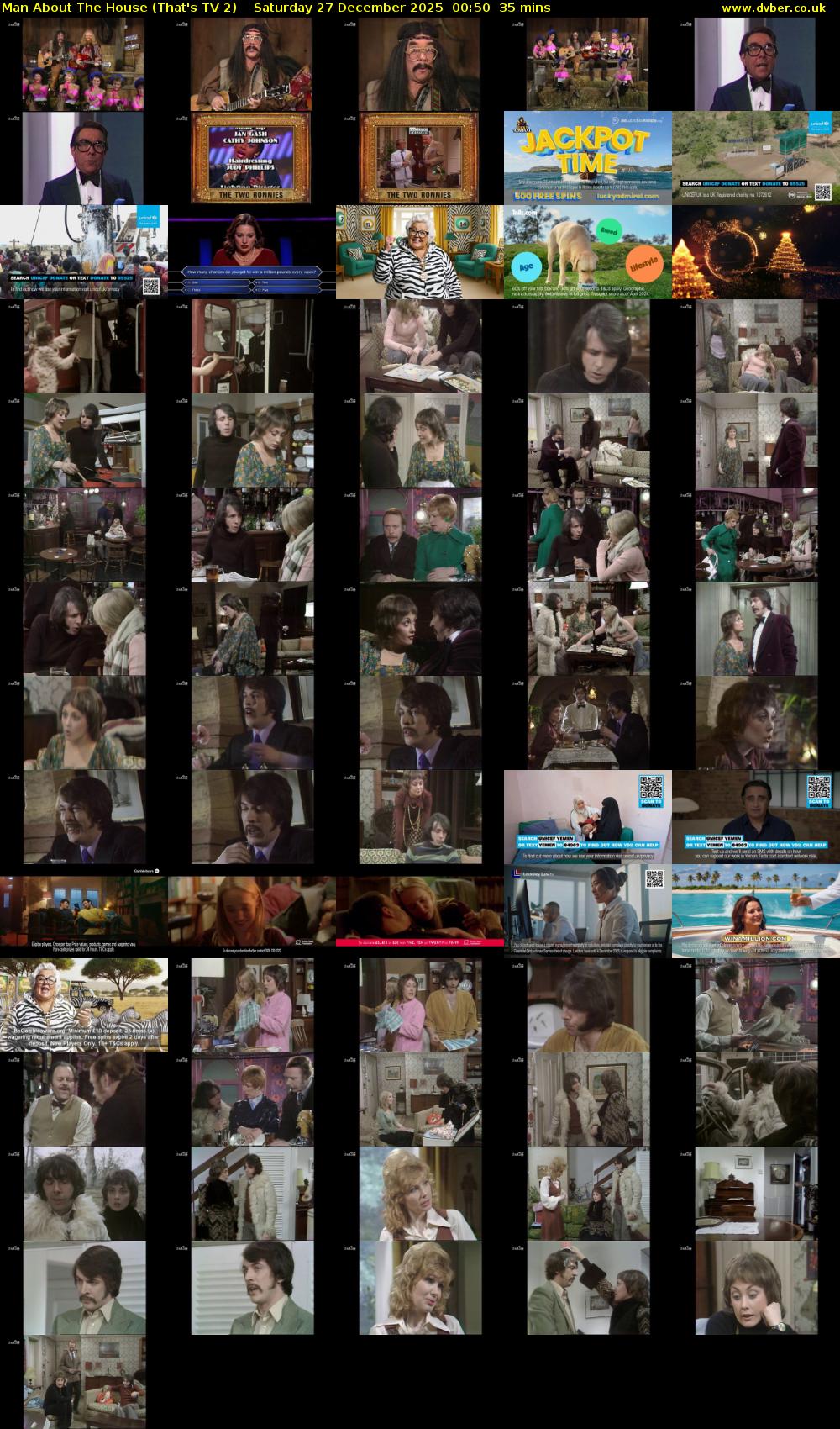 Man About The House (That's TV 2) Saturday 27 December 2025 00:50 - 01:25