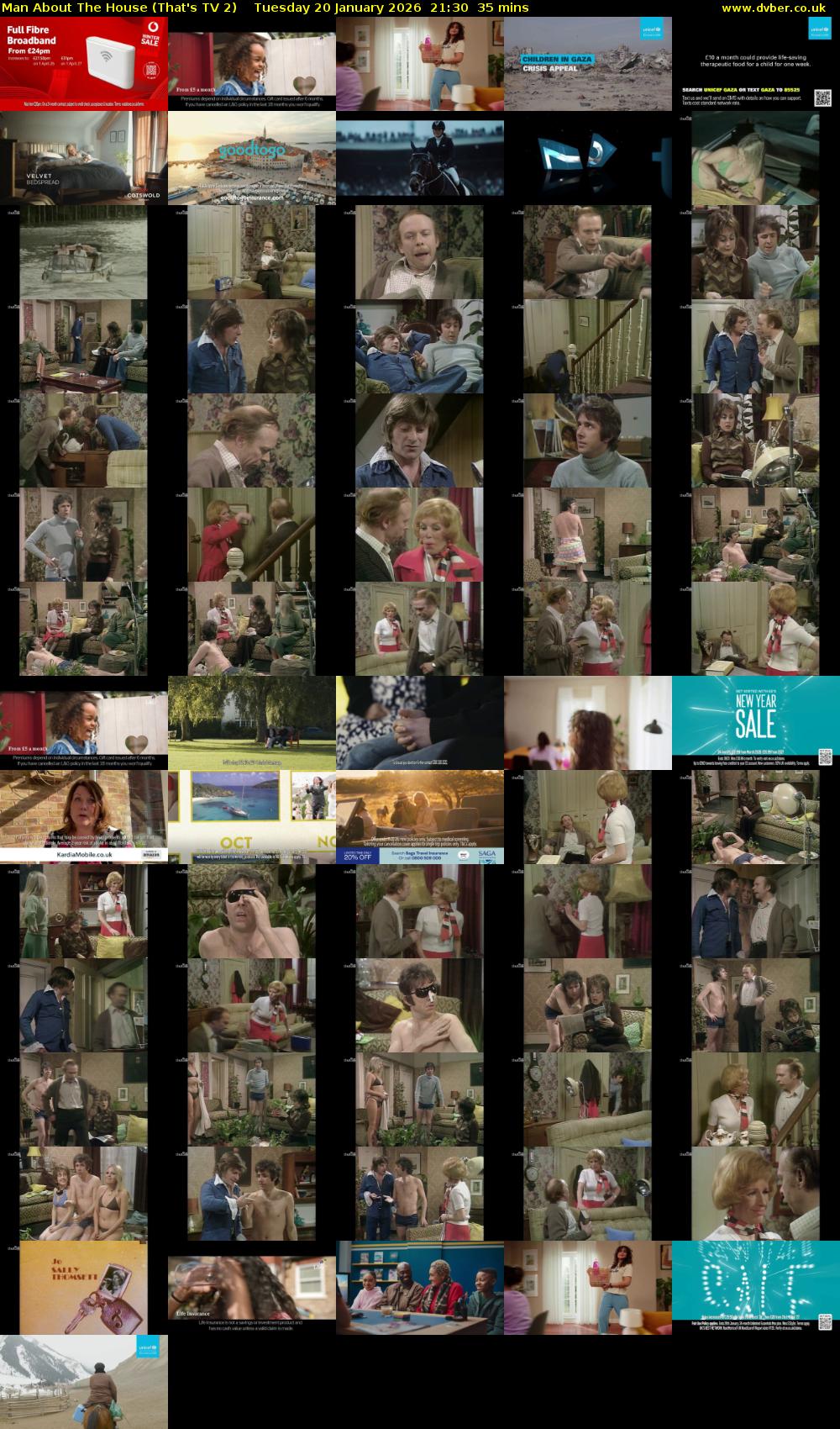 Man About The House (That's TV 2) Tuesday 20 January 2026 21:30 - 22:05