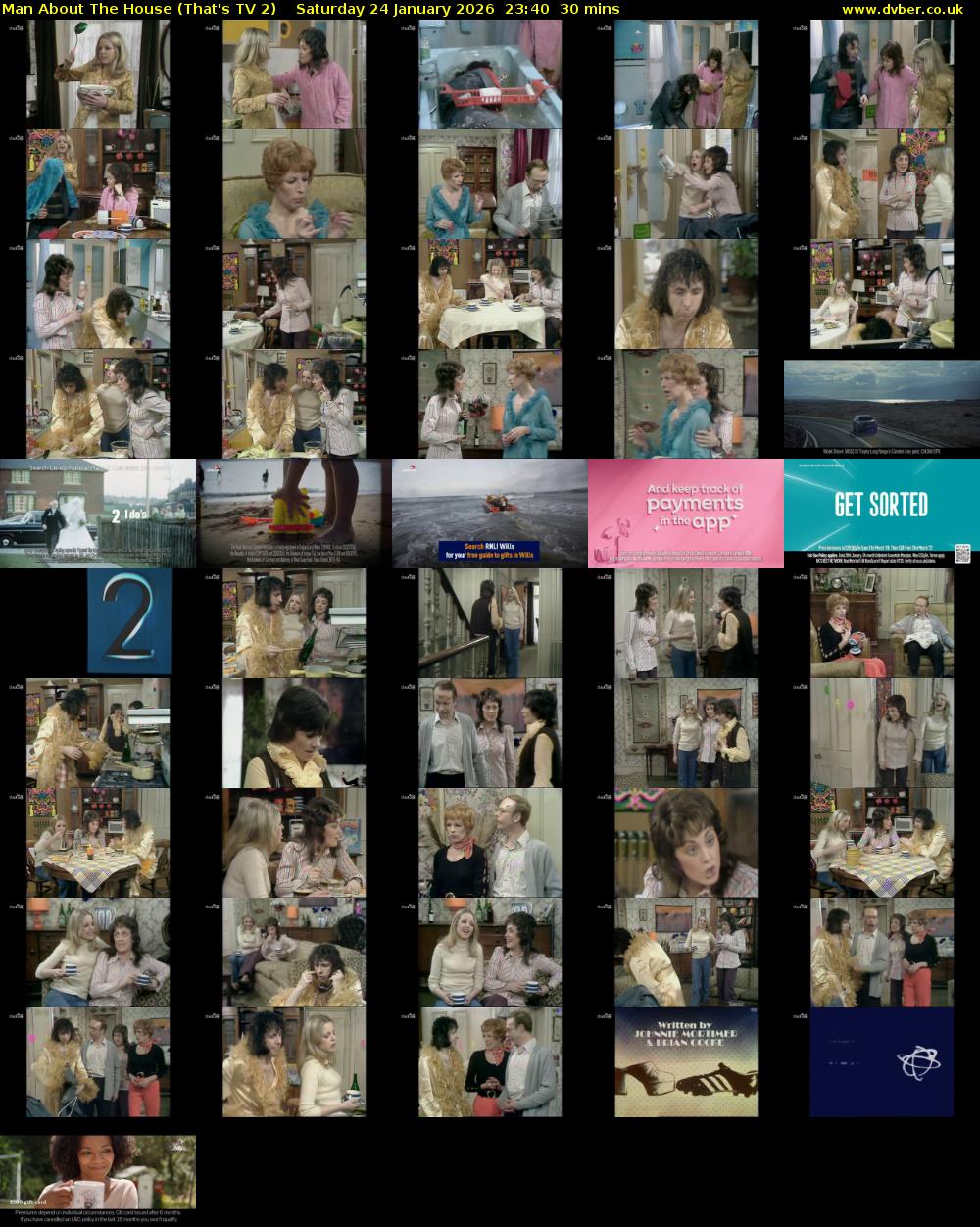 Man About The House (That's TV 2) Saturday 24 January 2026 23:40 - 00:10