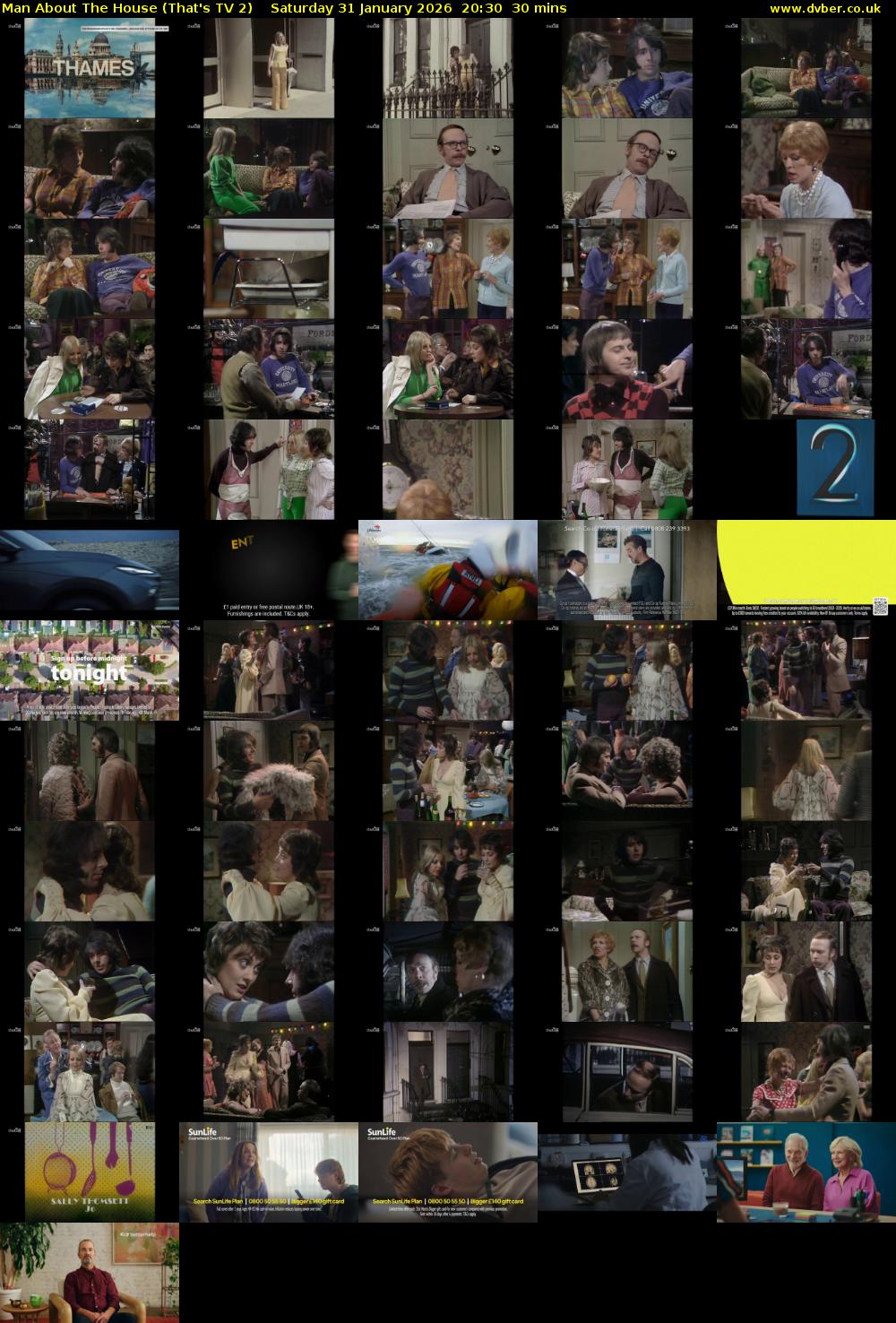 Man About The House (That's TV 2) Saturday 31 January 2026 20:30 - 21:00