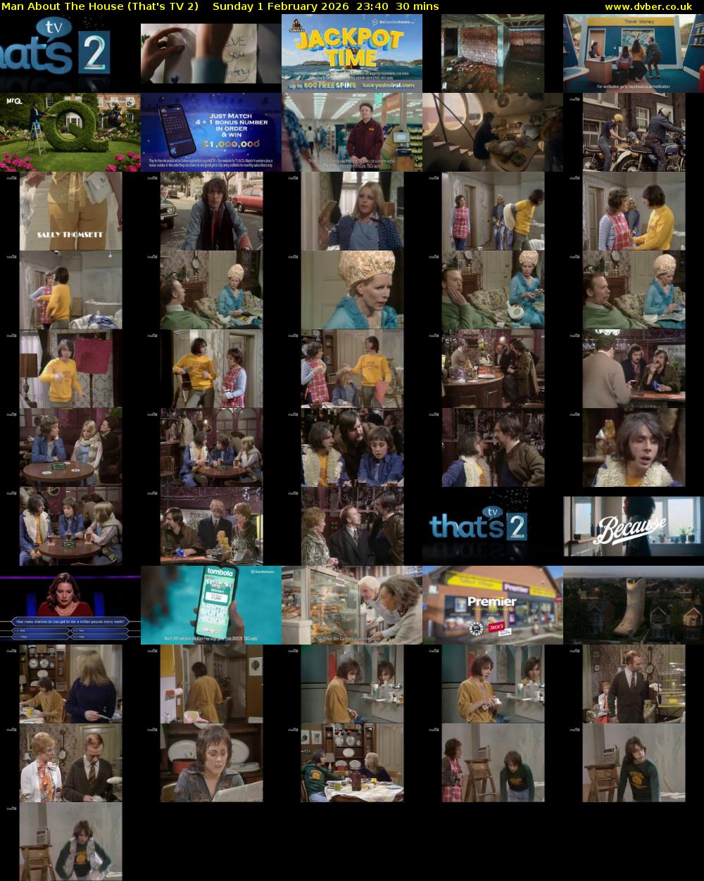 Man About The House (That's TV 2) Sunday 1 February 2026 23:40 - 00:10