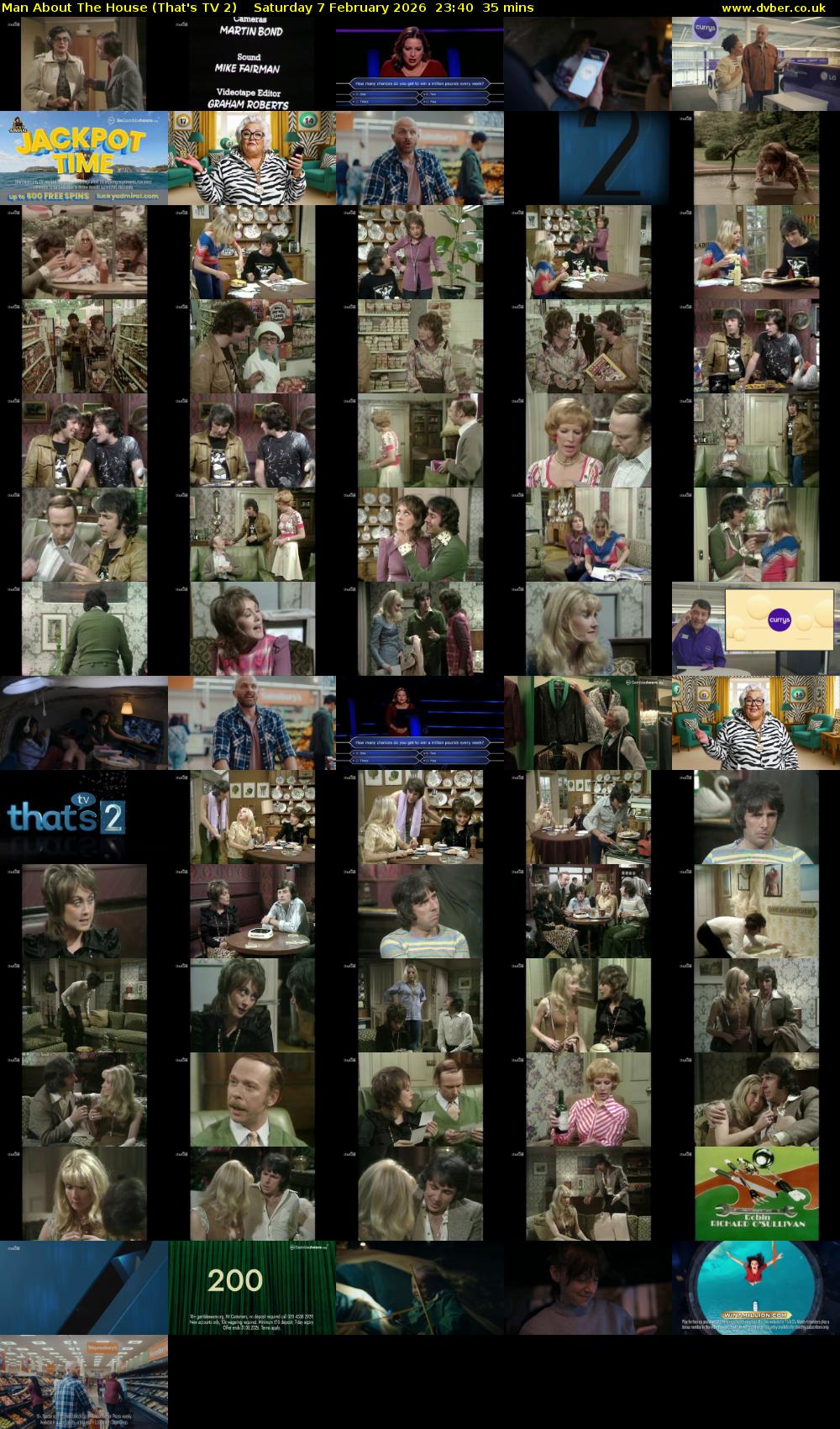 Man About The House (That's TV 2) Saturday 7 February 2026 23:40 - 00:15