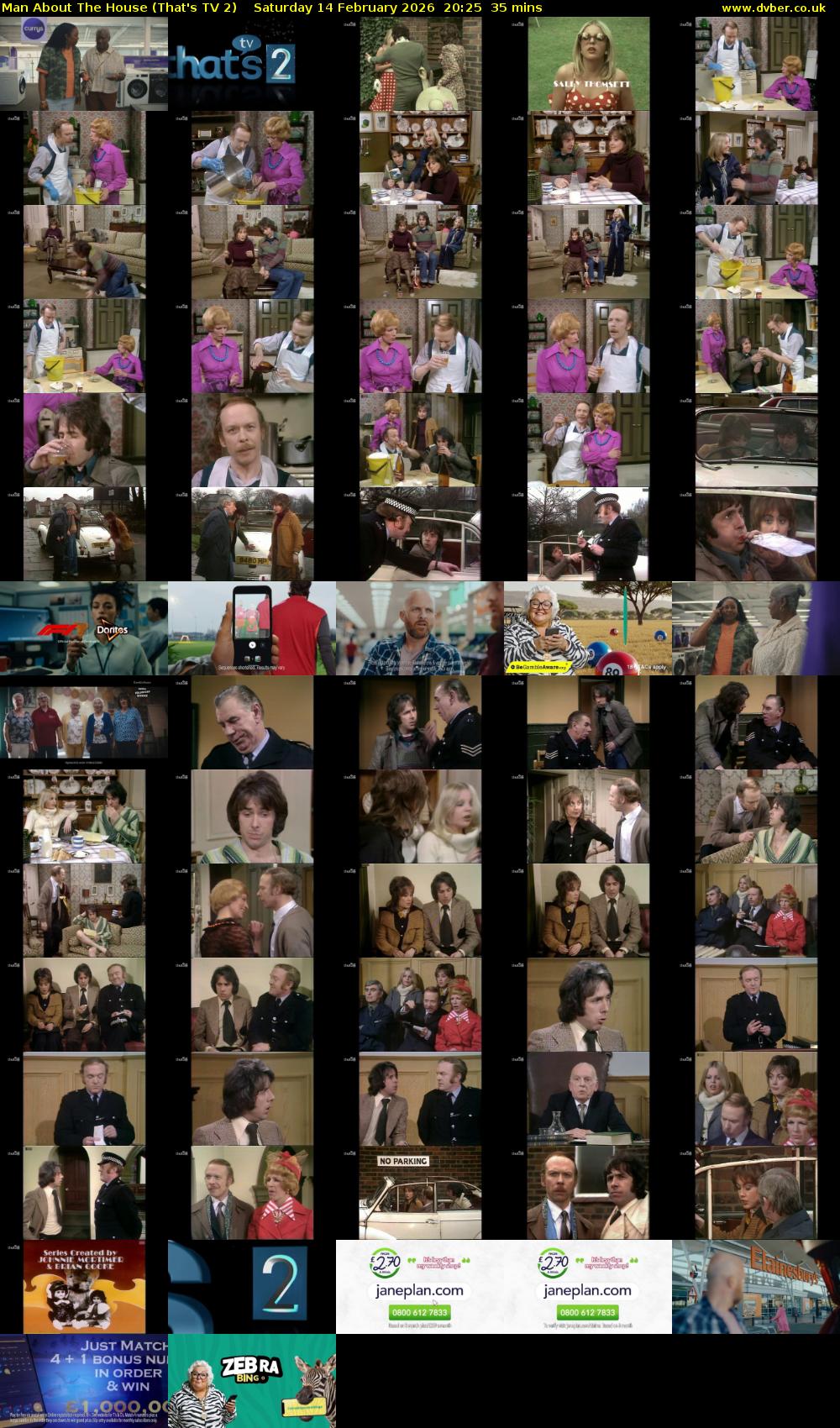 Man About The House (That's TV 2) Saturday 14 February 2026 20:25 - 21:00