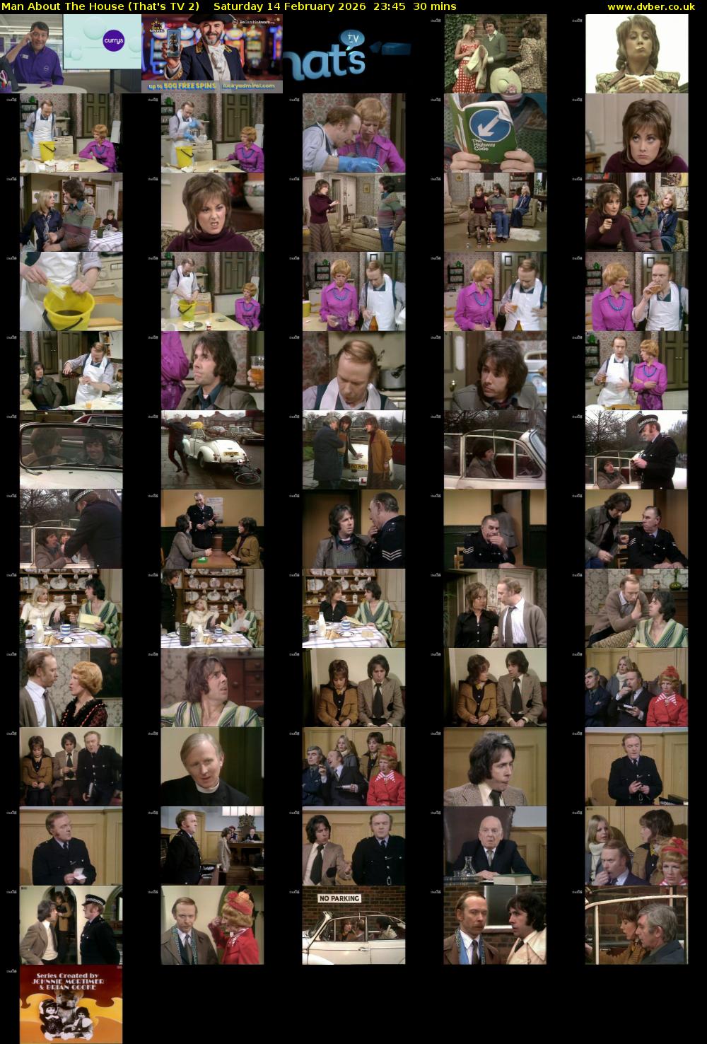 Man About The House (That's TV 2) Saturday 14 February 2026 23:45 - 00:15