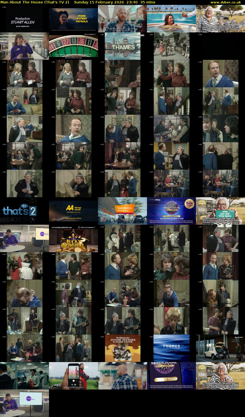 Man About The House (That's TV 2) Sunday 15 February 2026 23:40 - 00:15