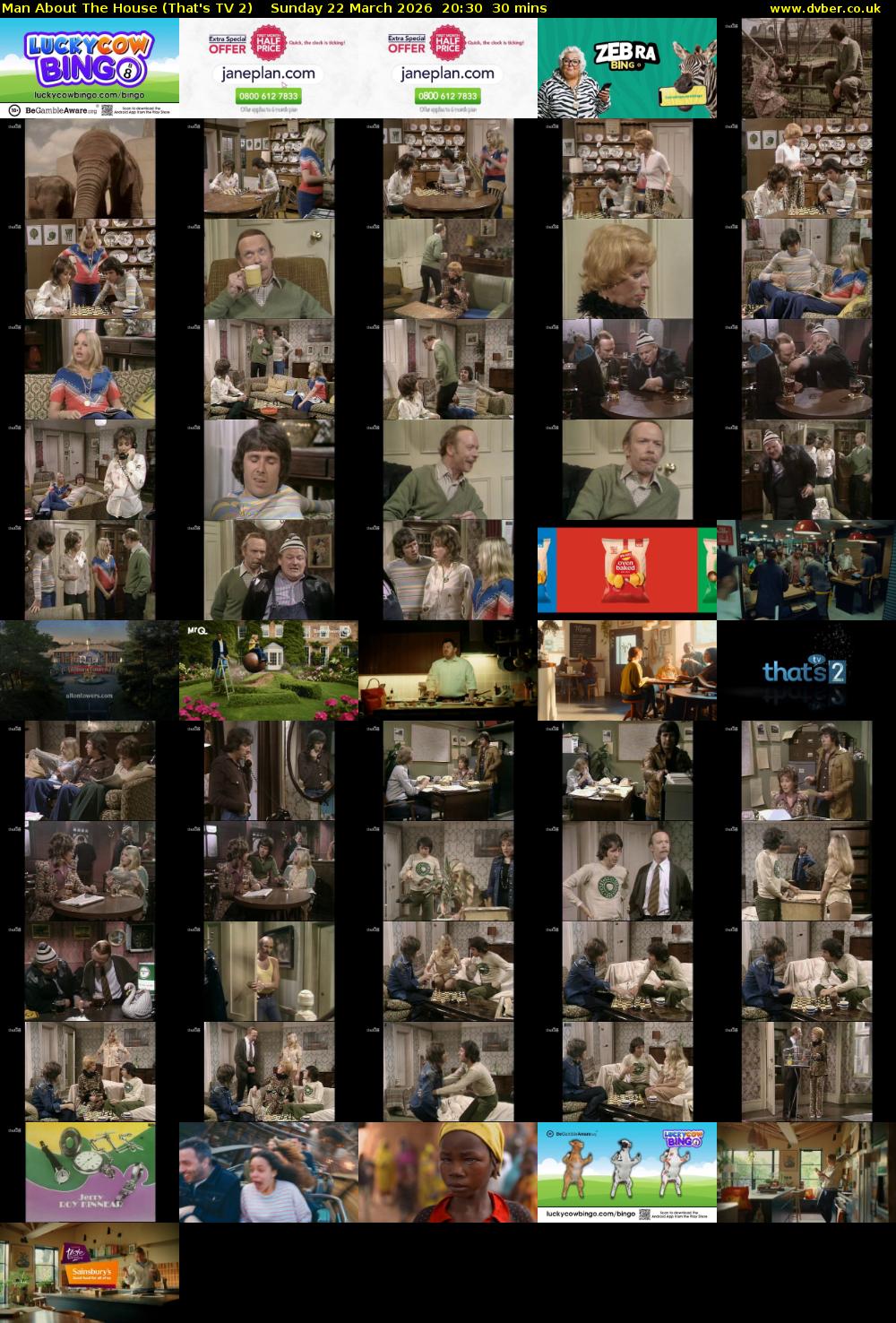 Man About The House (That's TV 2) Sunday 22 March 2026 20:30 - 21:00