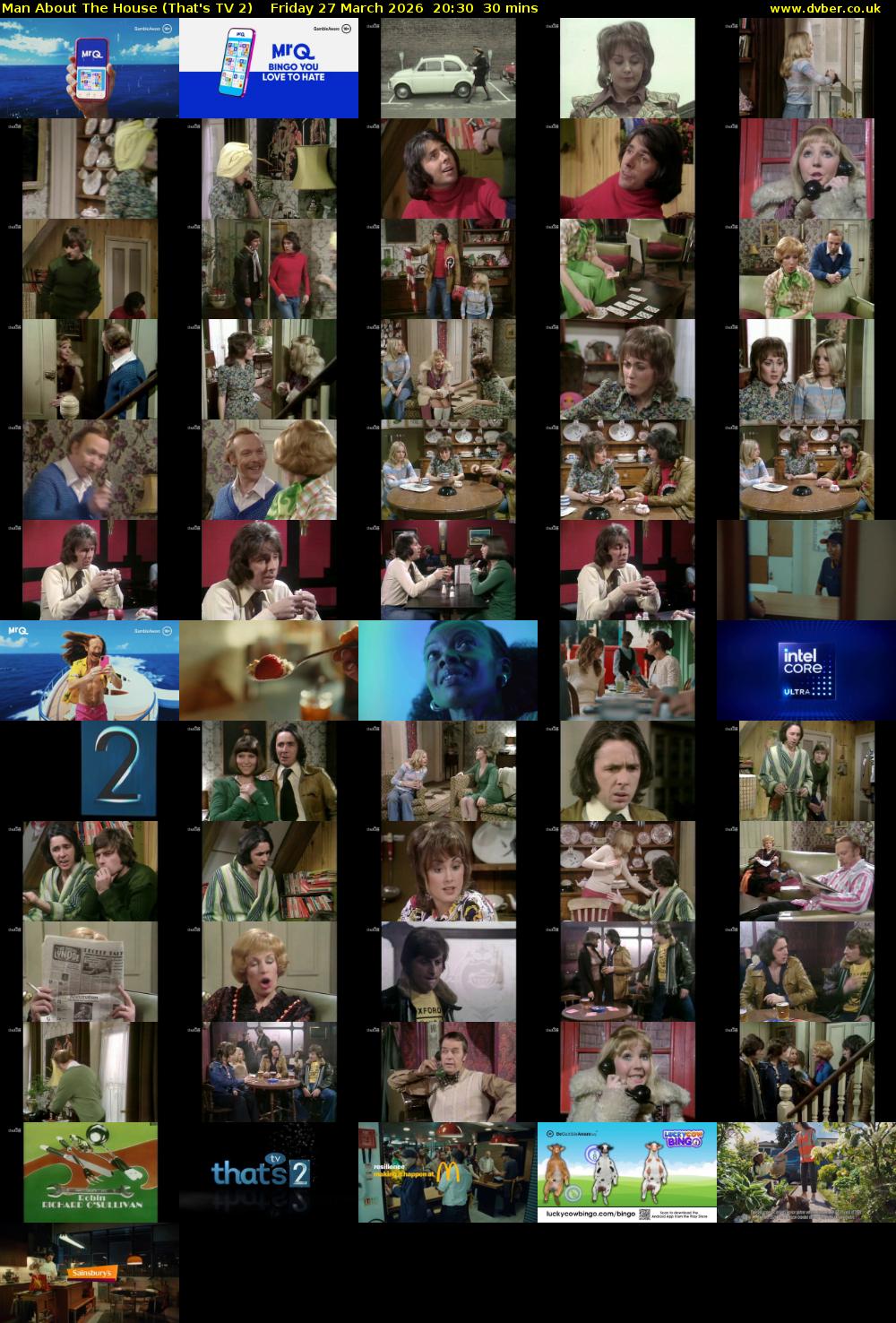 Man About The House (That's TV 2) Friday 27 March 2026 20:30 - 21:00