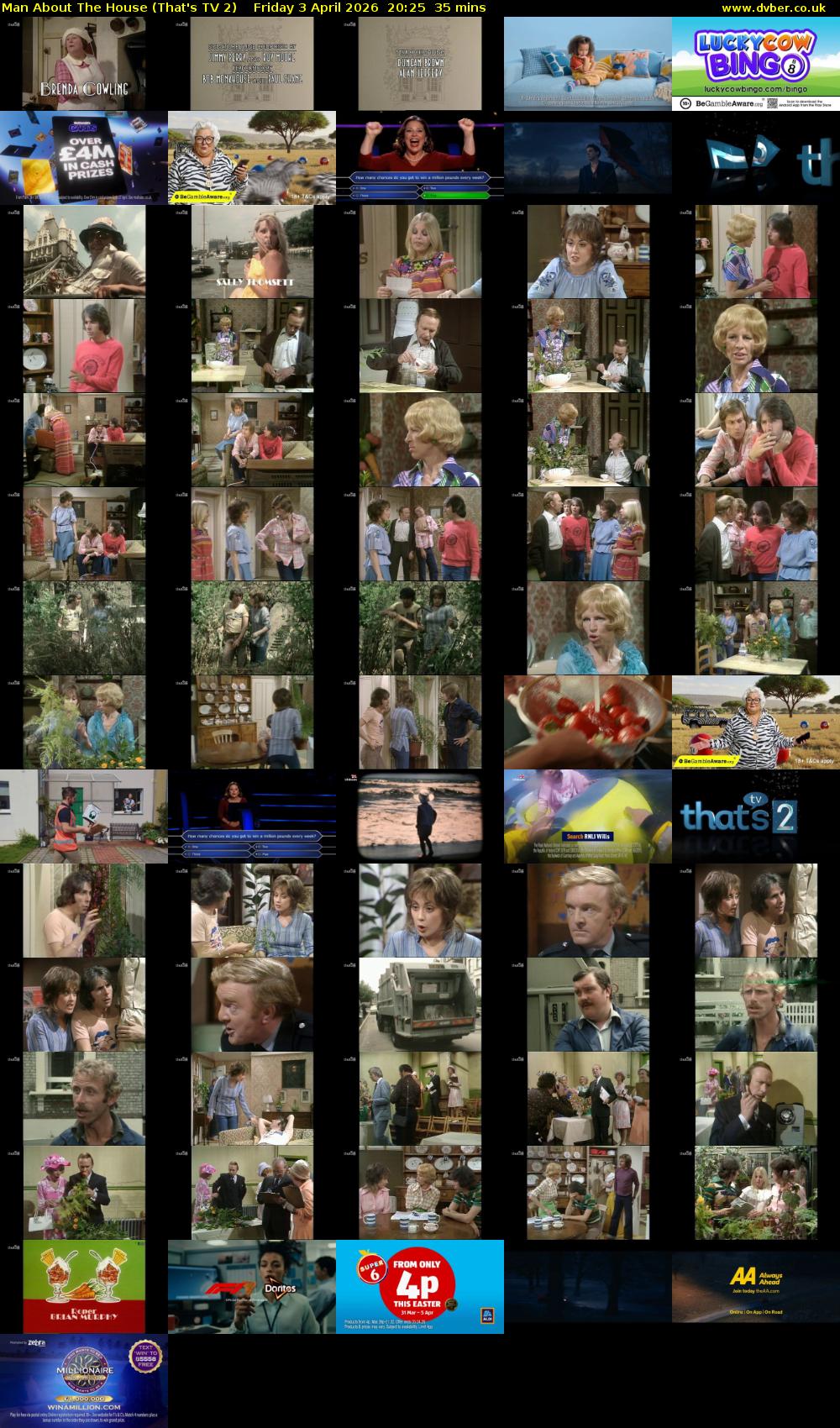 Man About The House (That's TV 2) Friday 3 April 2026 20:25 - 21:00
