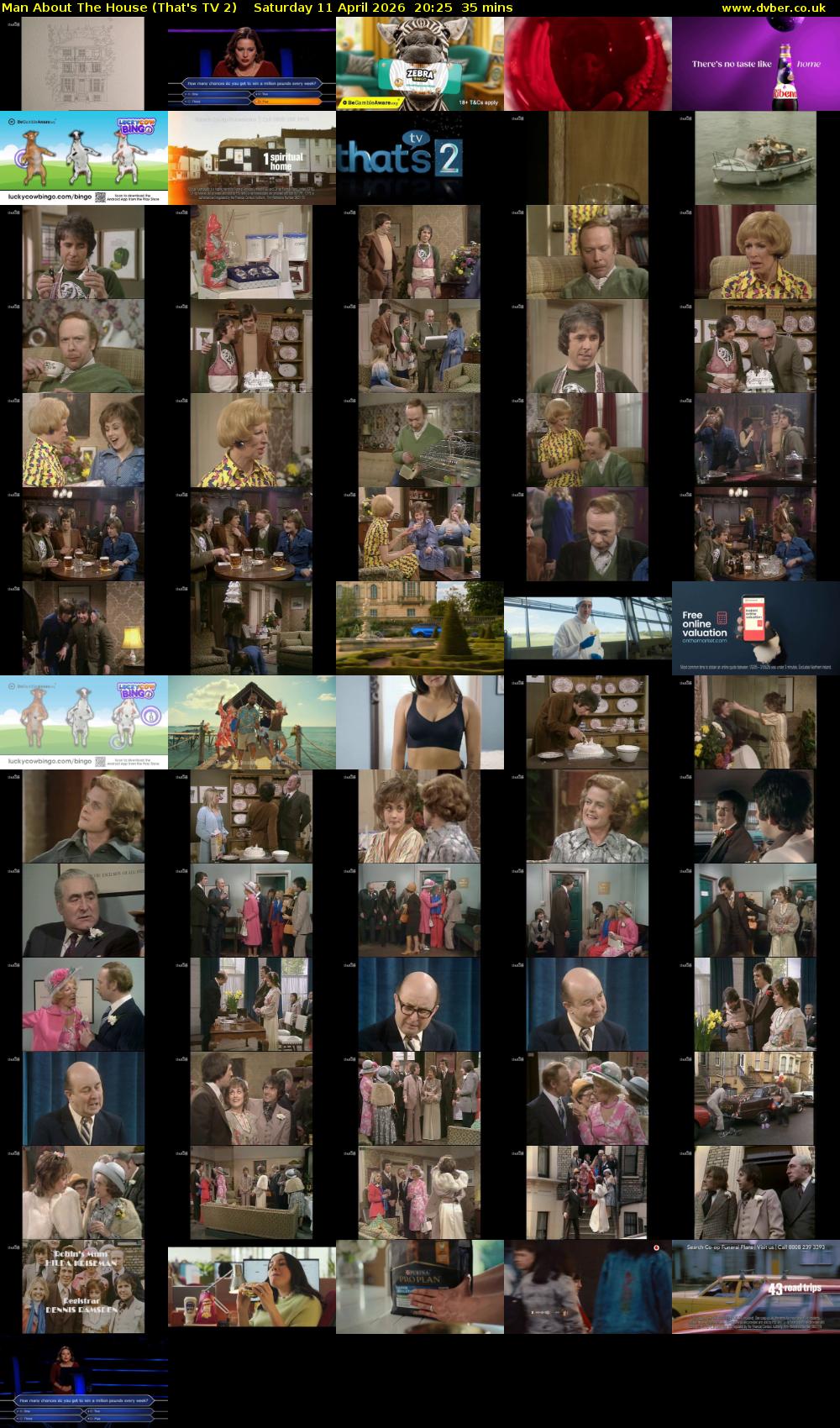 Man About The House (That's TV 2) Saturday 11 April 2026 20:25 - 21:00