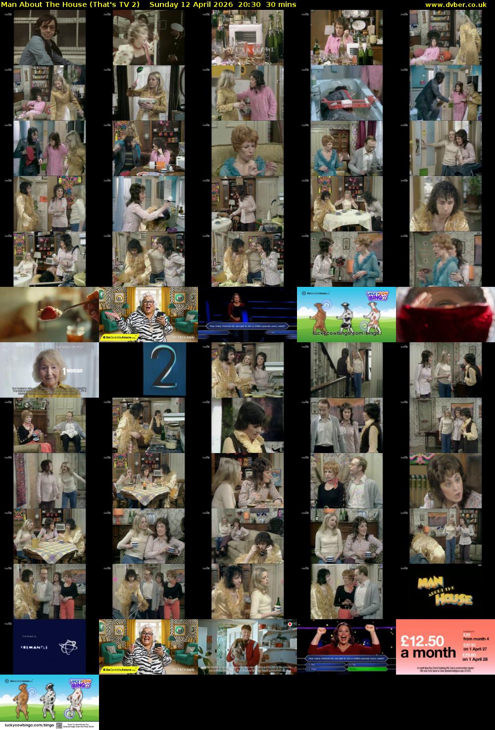 Man About The House (That's TV 2) Sunday 12 April 2026 20:30 - 21:00