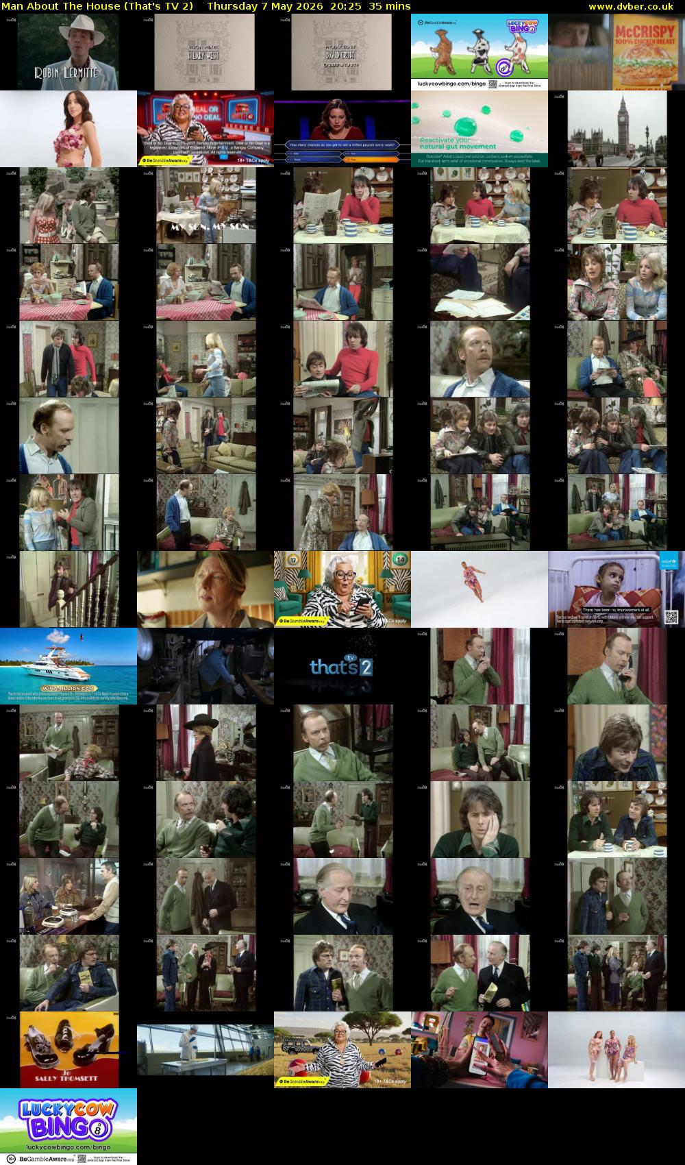 Man About The House (That's TV 2) Thursday 7 May 2026 20:25 - 21:00
