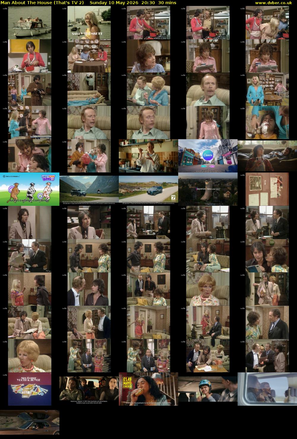 Man About The House (That's TV 2) Sunday 10 May 2026 20:30 - 21:00