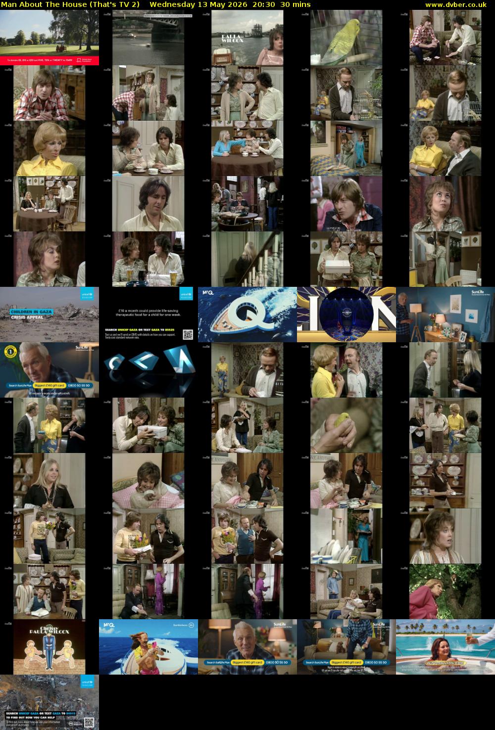 Man About The House (That's TV 2) Wednesday 13 May 2026 20:30 - 21:00