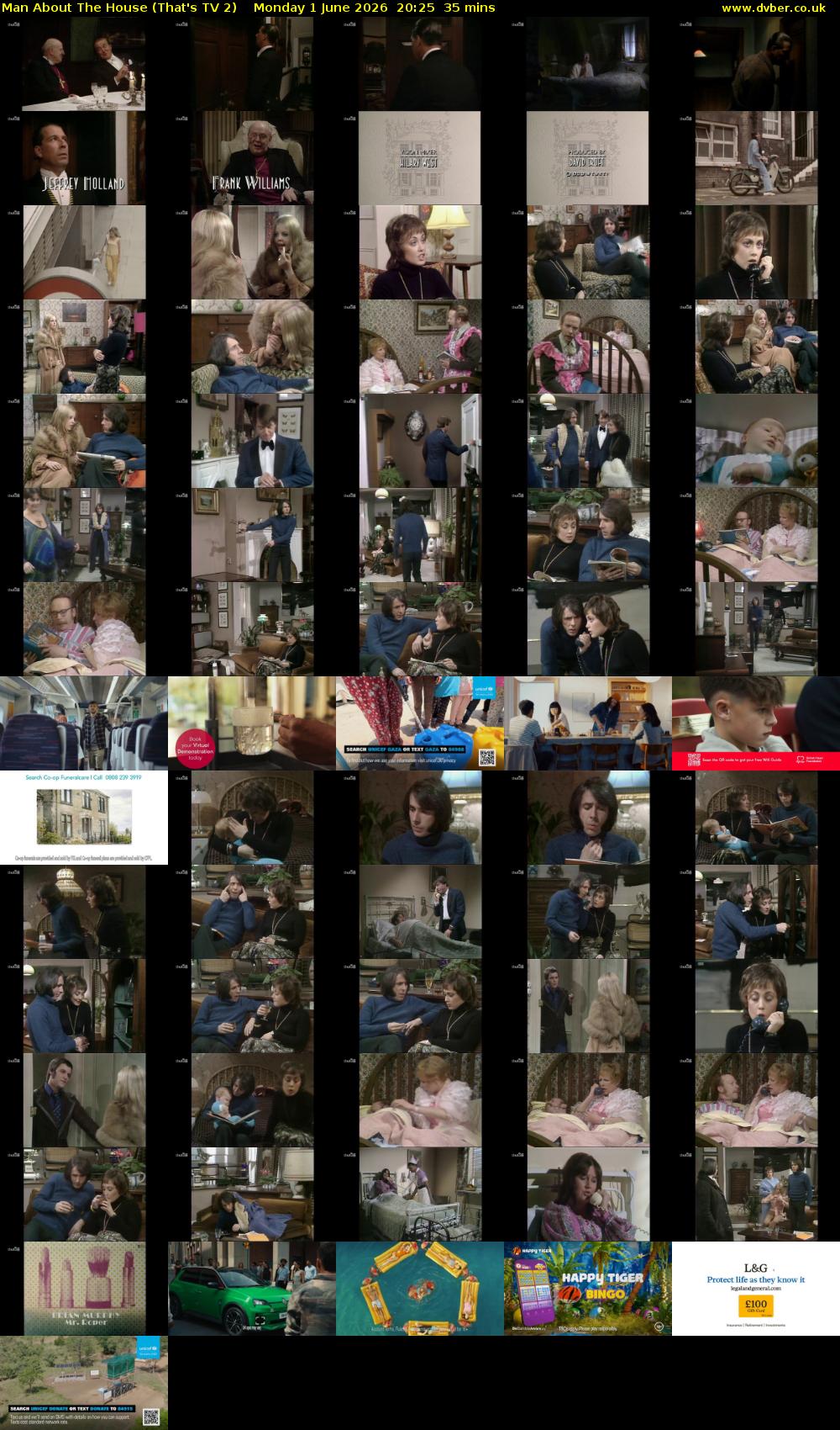 Man About The House (That's TV 2) Monday 1 June 2026 20:25 - 21:00