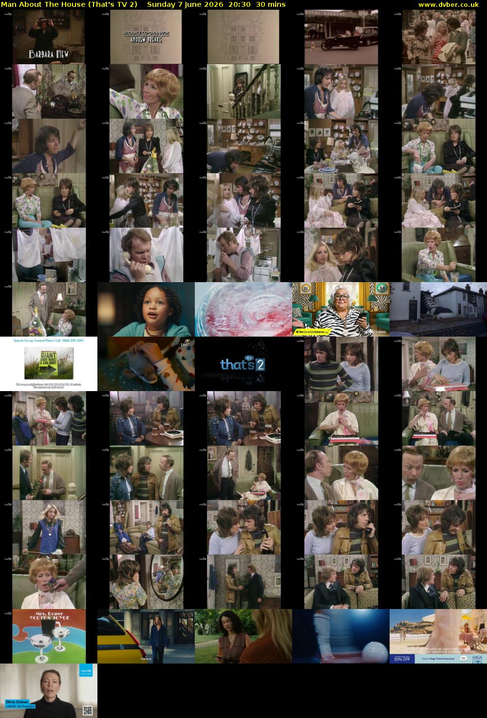 Man About The House (That's TV 2) Sunday 7 June 2026 20:30 - 21:00