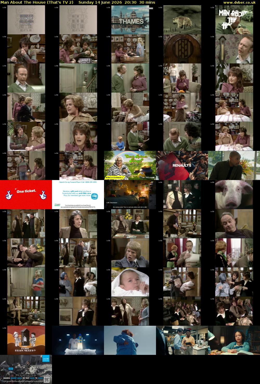 Man About The House (That's TV 2) Sunday 14 June 2026 20:30 - 21:00