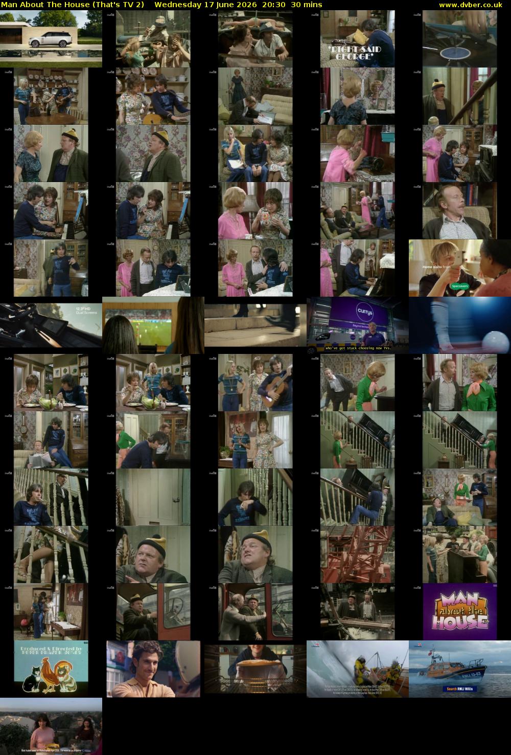 Man About The House (That's TV 2) Wednesday 17 June 2026 20:30 - 21:00