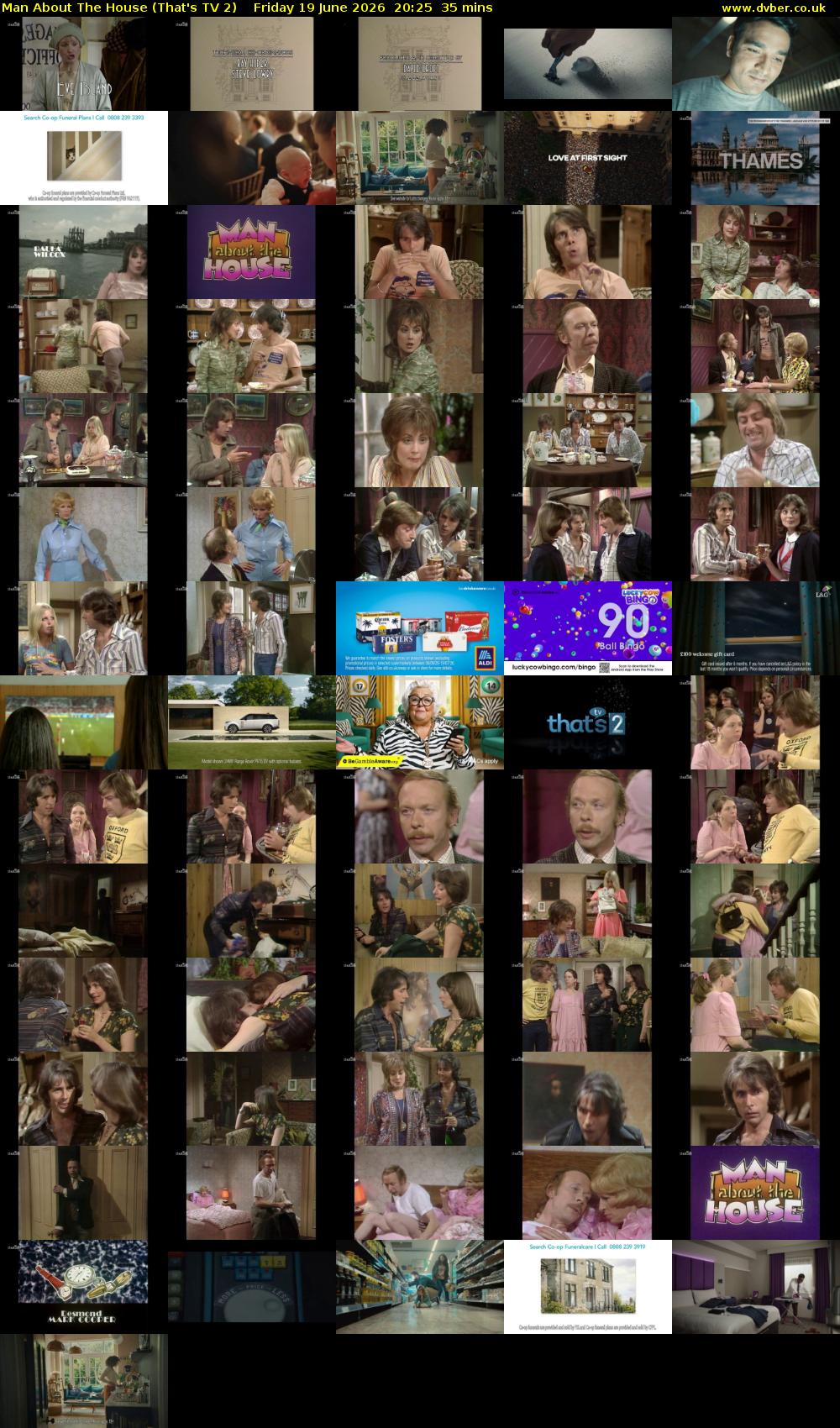 Man About The House (That's TV 2) Friday 19 June 2026 20:25 - 21:00