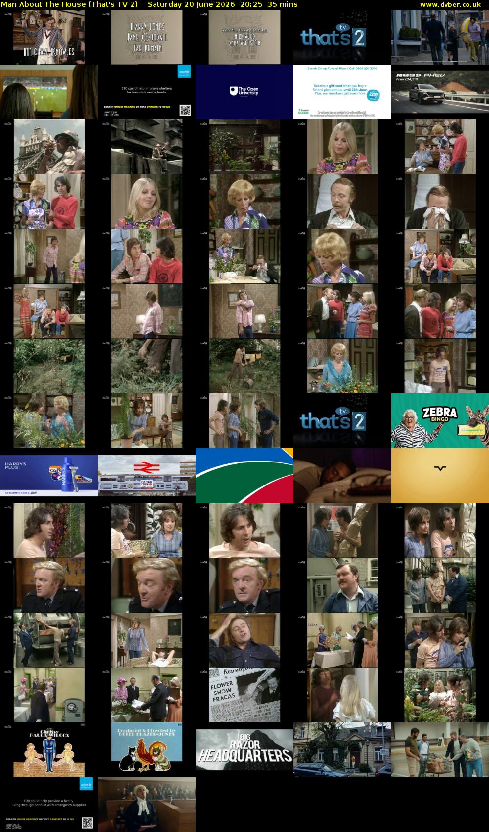 Man About The House (That's TV 2) Saturday 20 June 2026 20:25 - 21:00