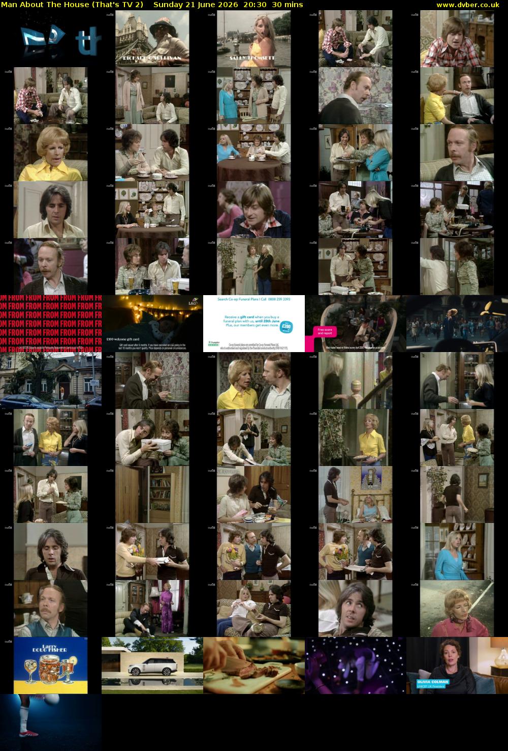 Man About The House (That's TV 2) Sunday 21 June 2026 20:30 - 21:00