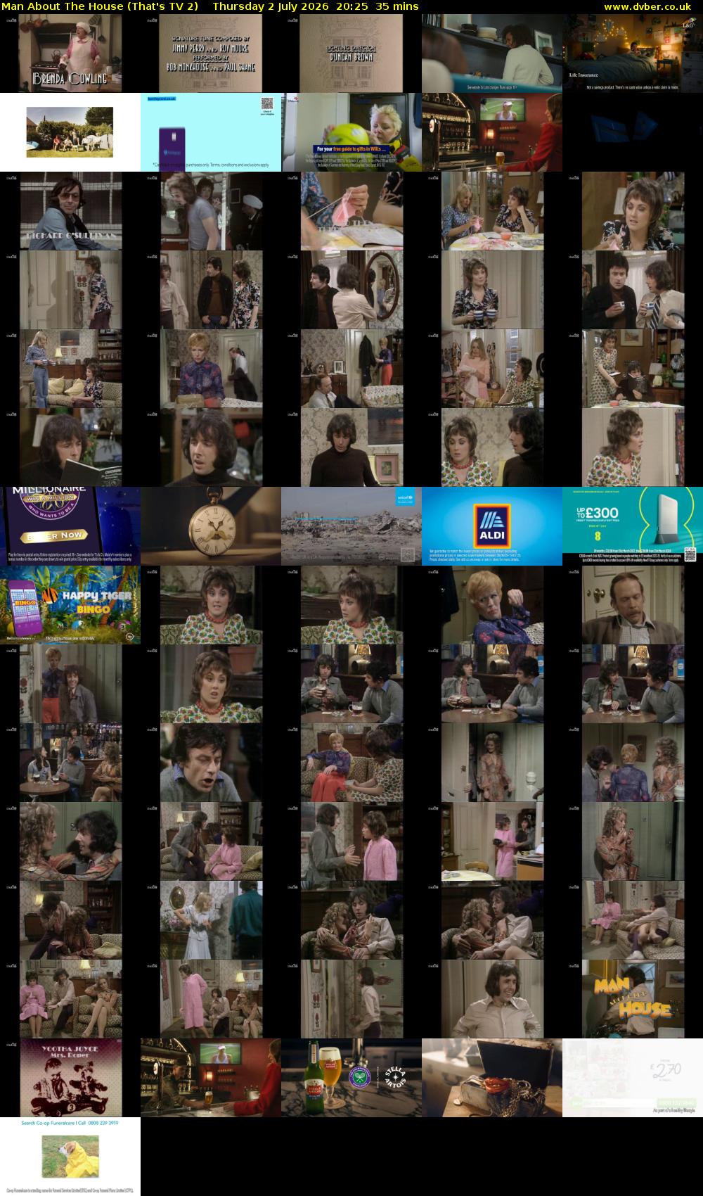 Man About The House (That's TV 2) Thursday 2 July 2026 20:25 - 21:00