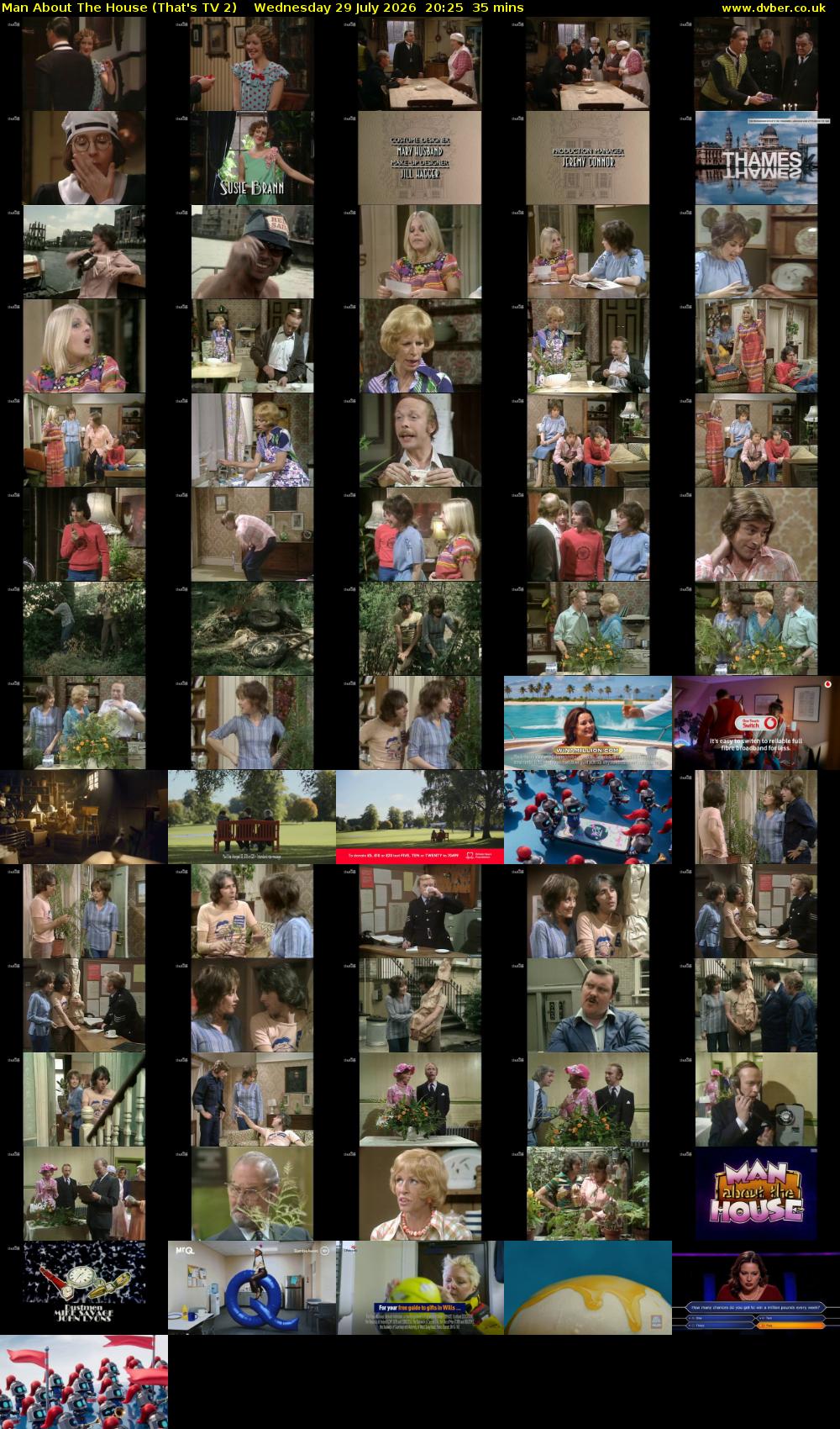 Man About The House (That's TV 2) Wednesday 29 July 2026 20:25 - 21:00