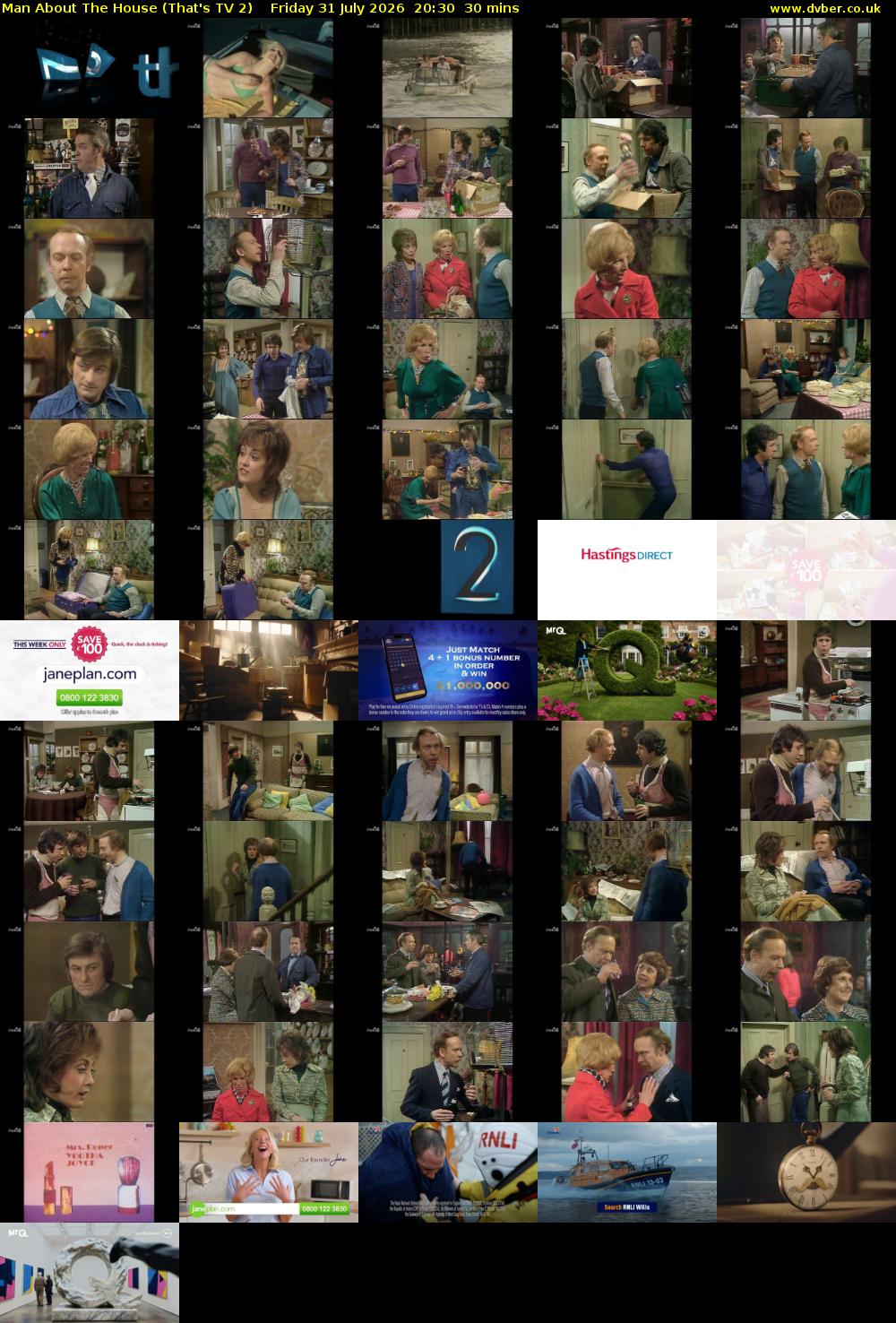 Man About The House (That's TV 2) Friday 31 July 2026 20:30 - 21:00
