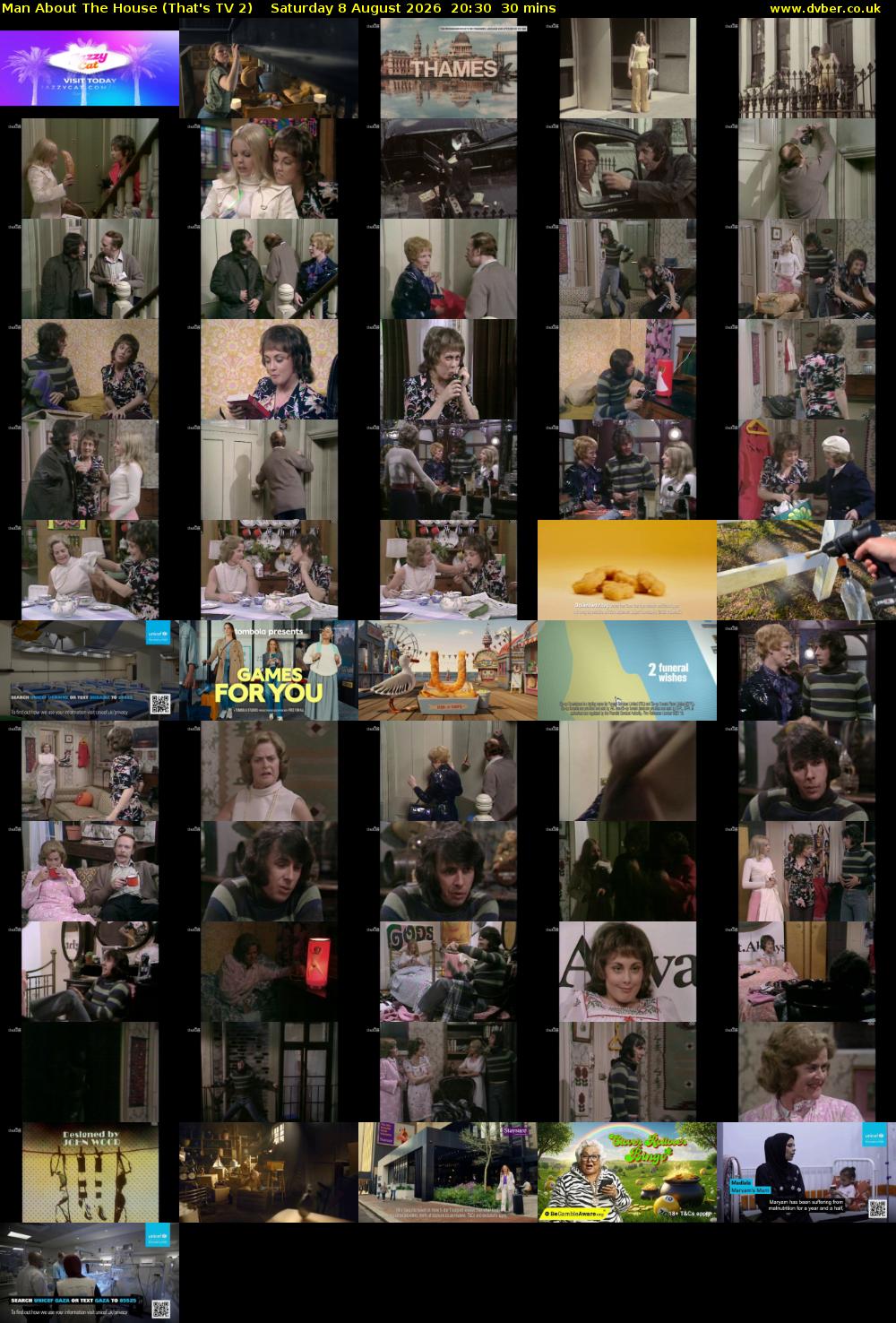 Man About The House (That's TV 2) Saturday 8 August 2026 20:30 - 21:00