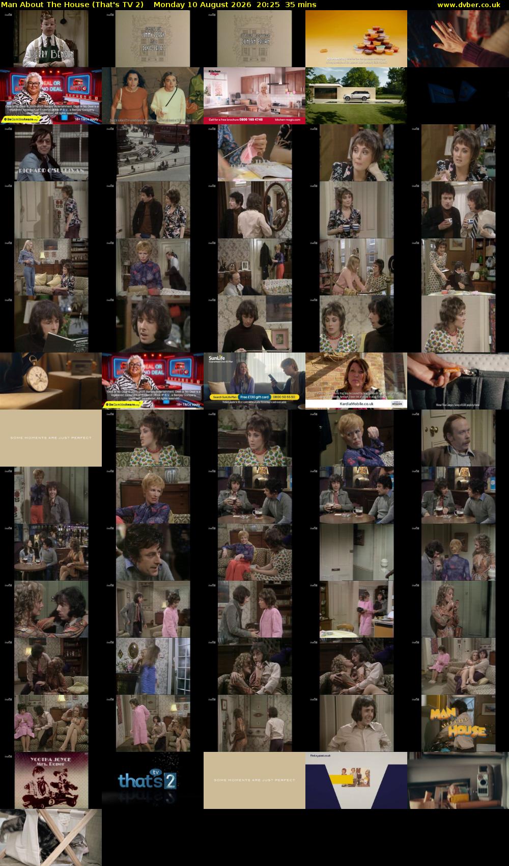 Man About The House (That's TV 2) Monday 10 August 2026 20:25 - 21:00