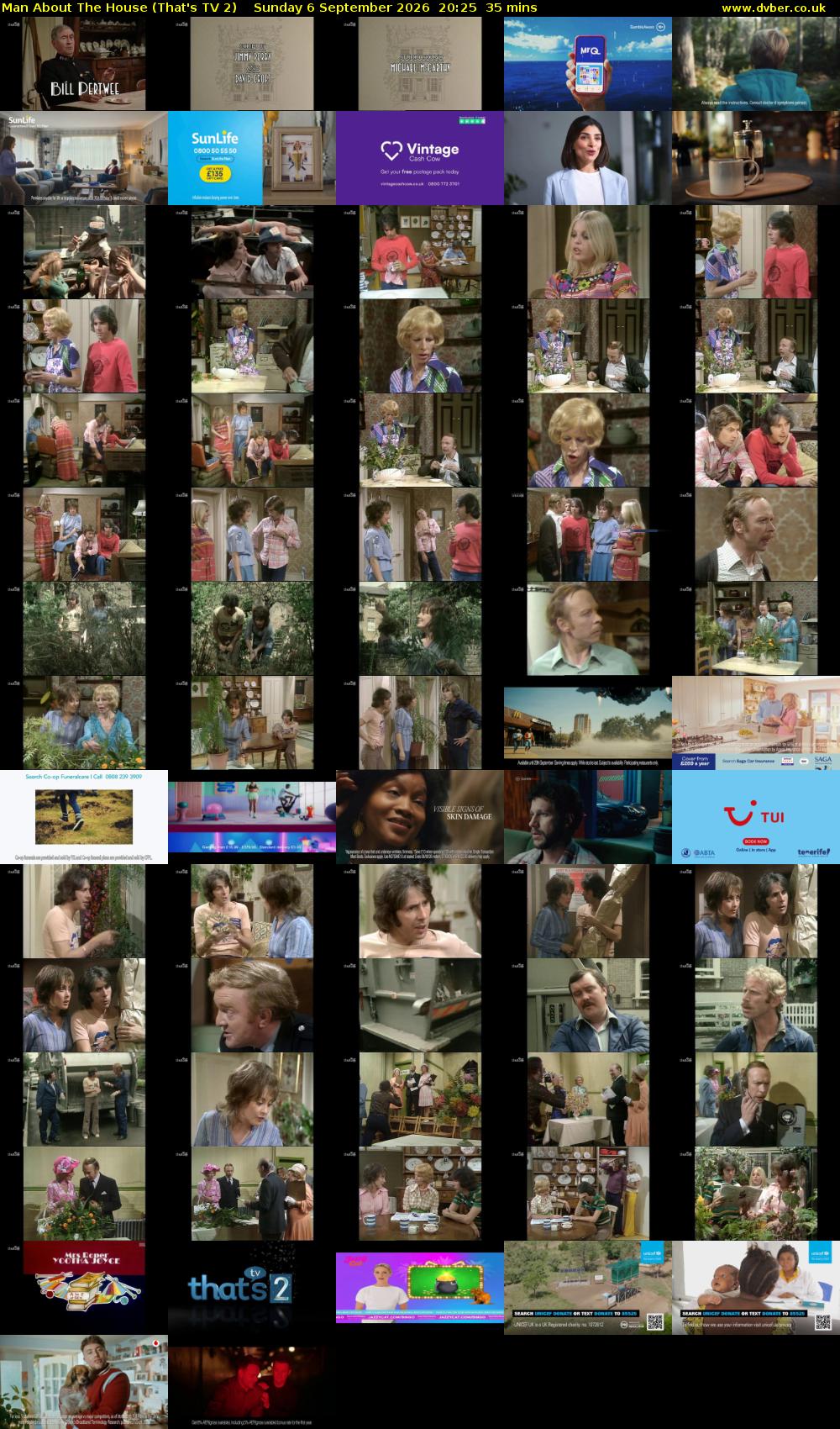 Man About The House (That's TV 2) Sunday 6 September 2026 20:25 - 21:00