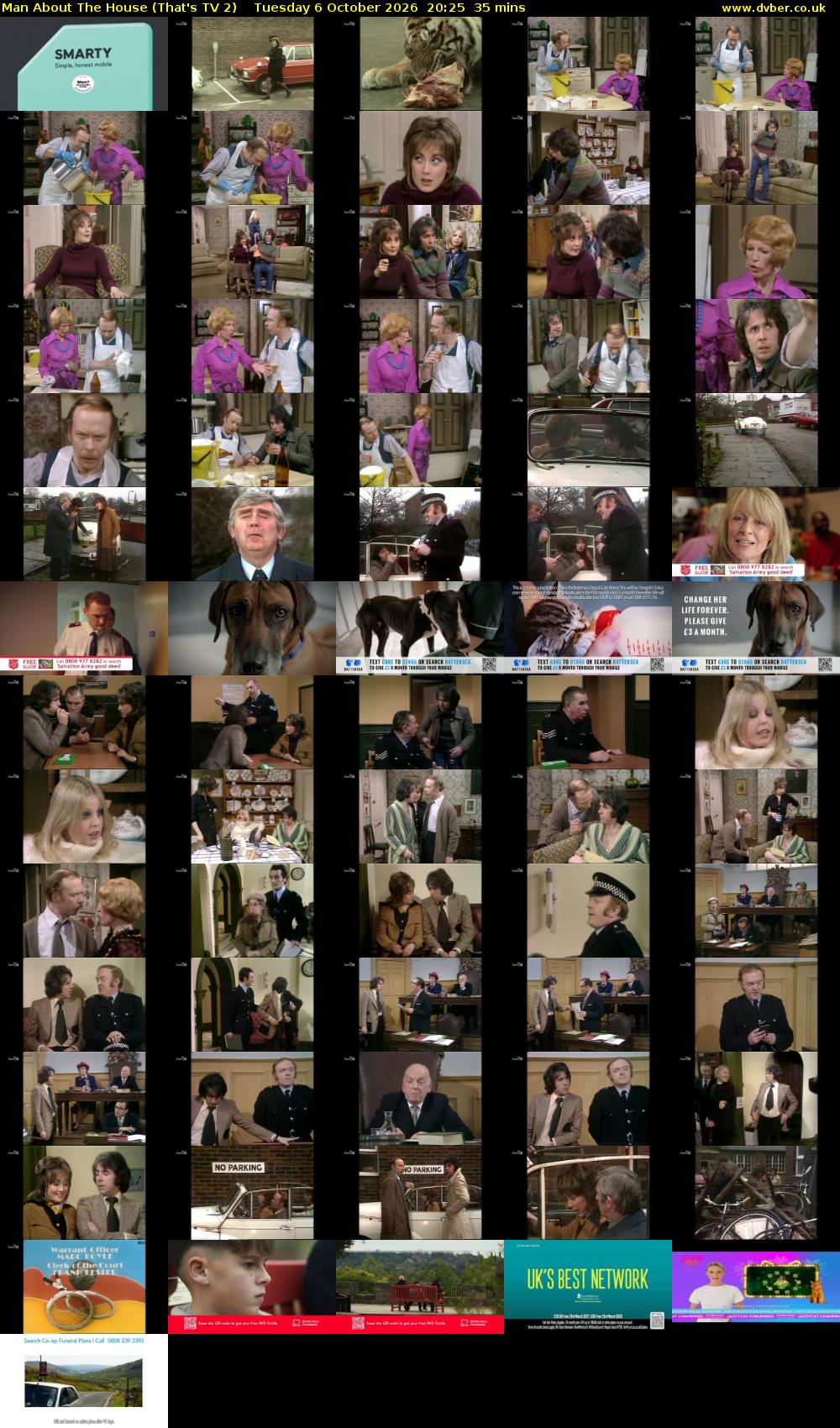 Man About The House (That's TV 2) Tuesday 6 October 2026 20:25 - 21:00