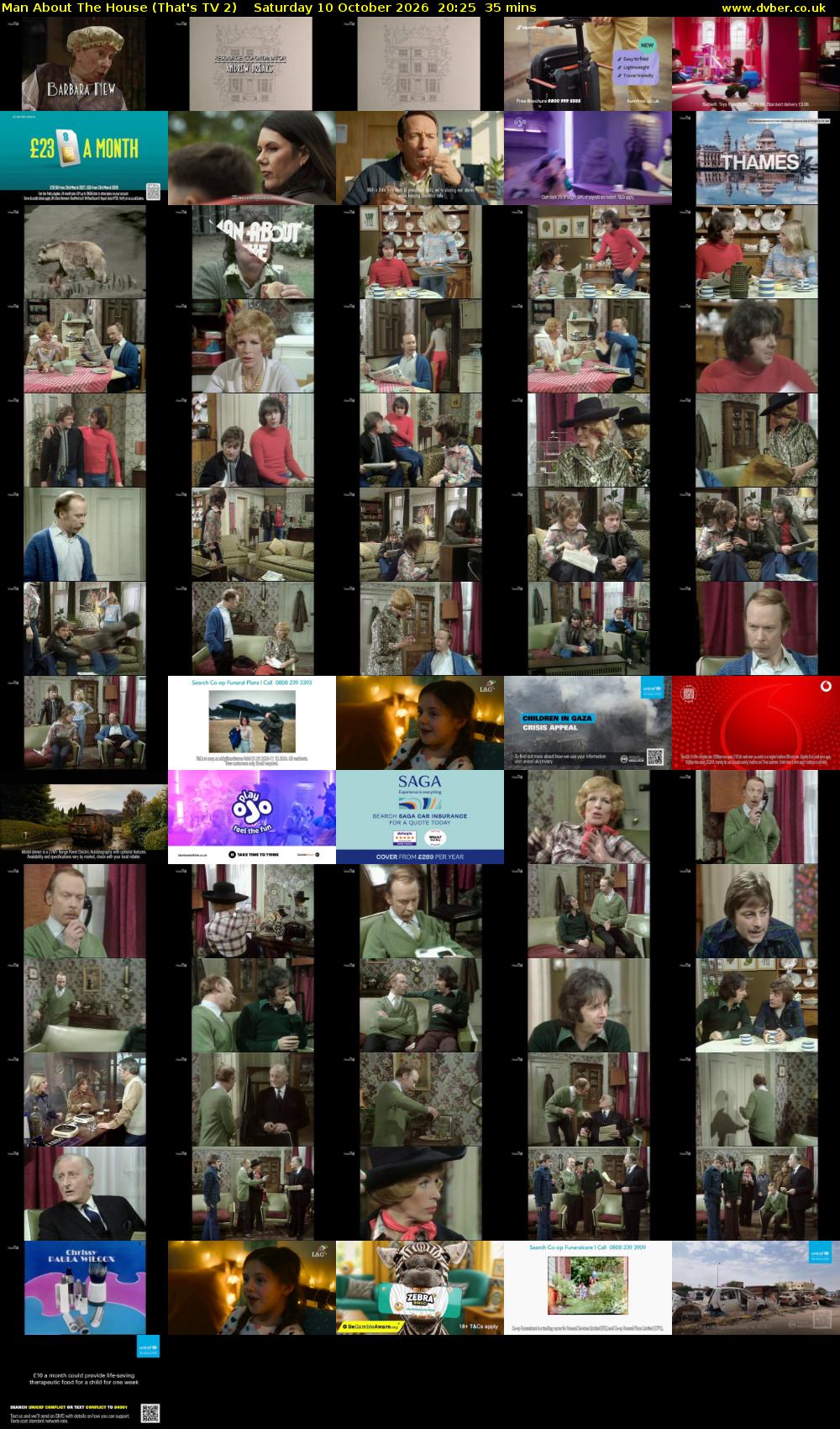 Man About The House (That's TV 2) Saturday 10 October 2026 20:25 - 21:00
