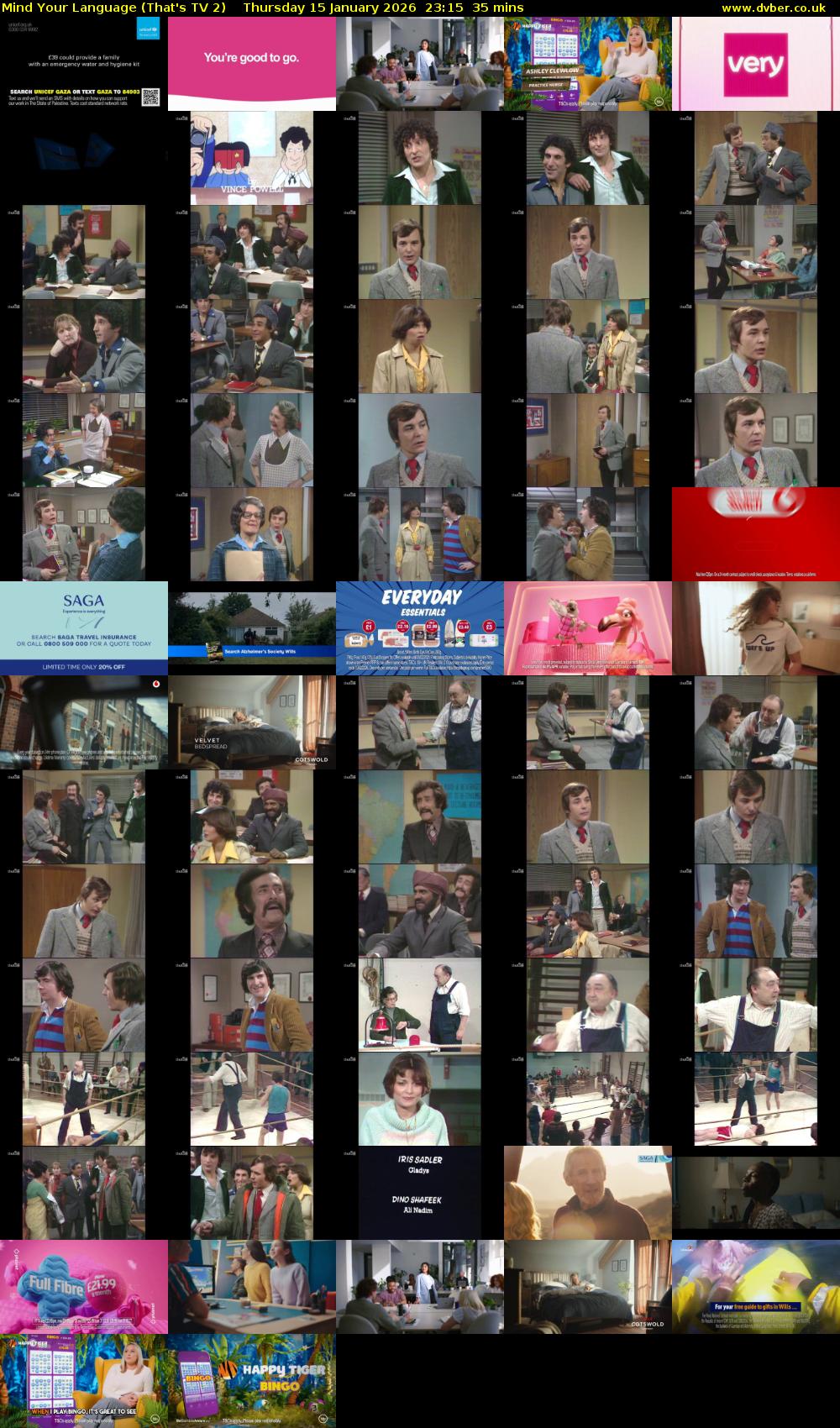 Mind Your Language (That's TV 2) Thursday 15 January 2026 23:15 - 23:50