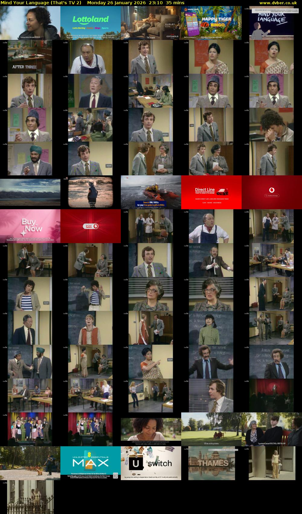Mind Your Language (That's TV 2) Monday 26 January 2026 23:10 - 23:45