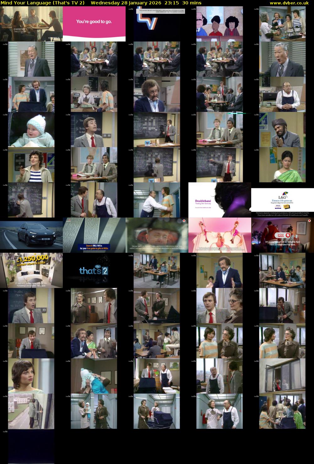 Mind Your Language (That's TV 2) Wednesday 28 January 2026 23:15 - 23:45