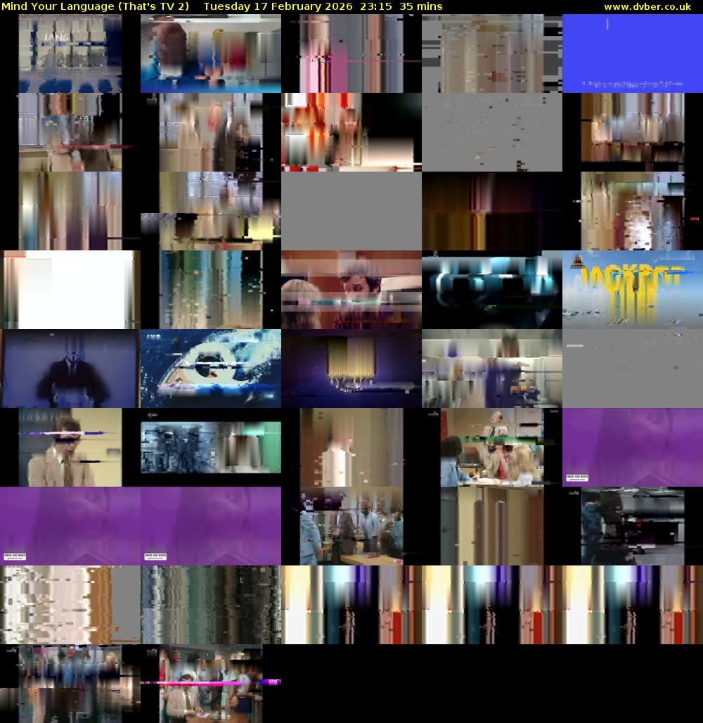 Mind Your Language (That's TV 2) Tuesday 17 February 2026 23:15 - 23:50