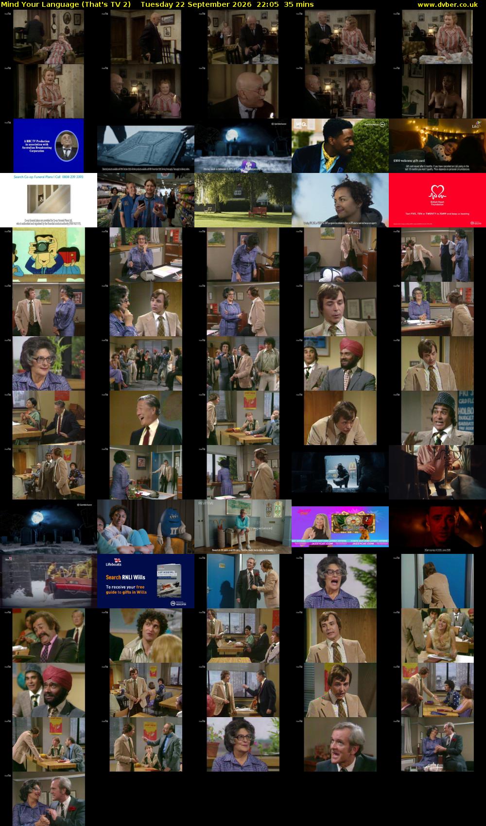 Mind Your Language (That's TV 2) Tuesday 22 September 2026 22:05 - 22:40