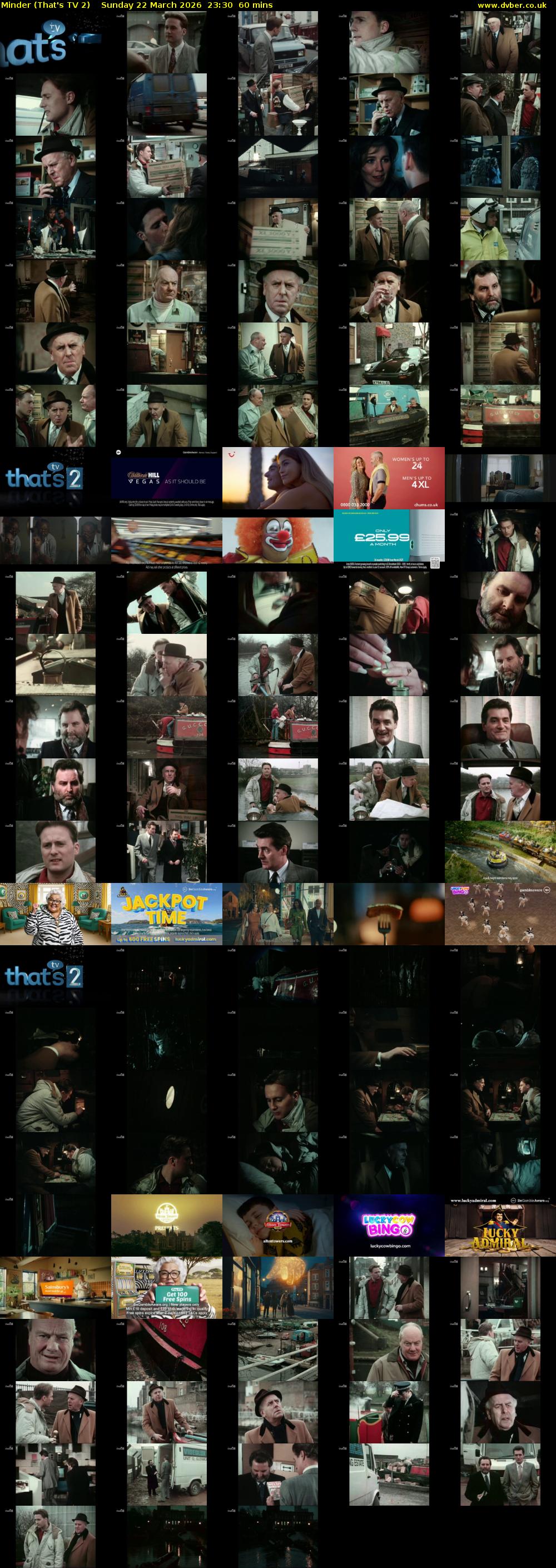 Minder (That's TV 2) Sunday 22 March 2026 23:30 - 00:30