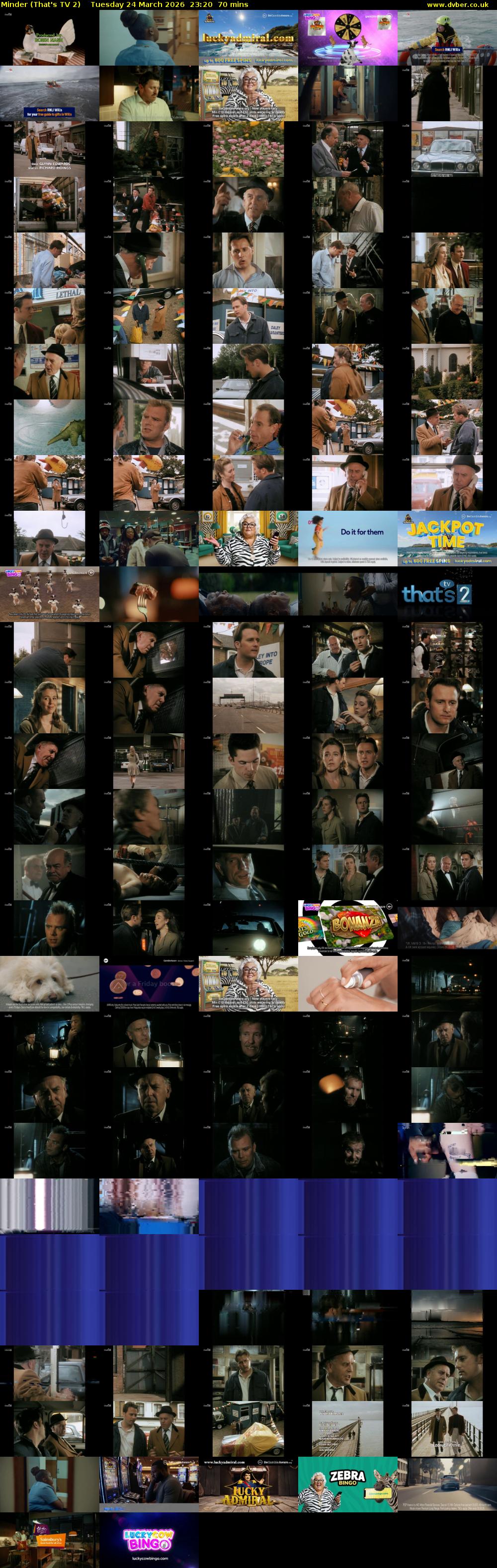 Minder (That's TV 2) Tuesday 24 March 2026 23:20 - 00:30